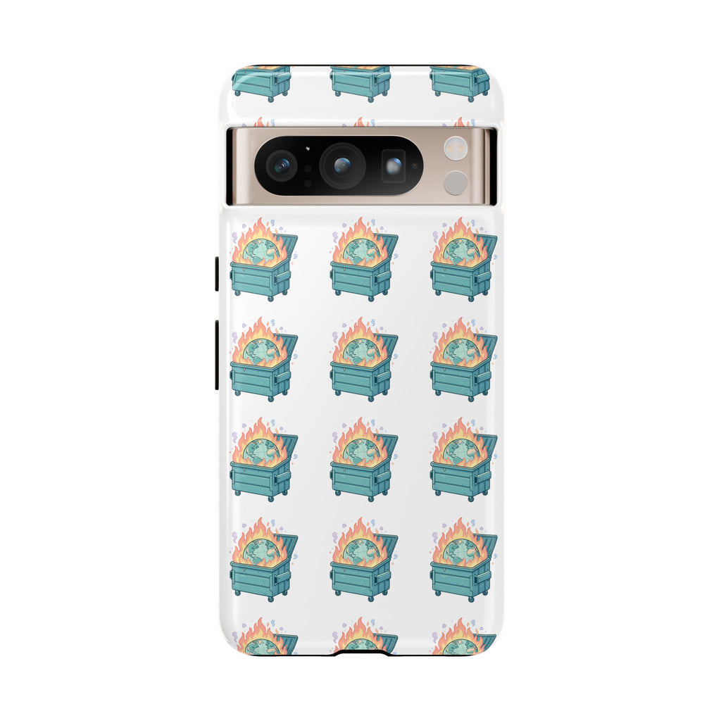 Dumpster Fire Pattern Phone Case