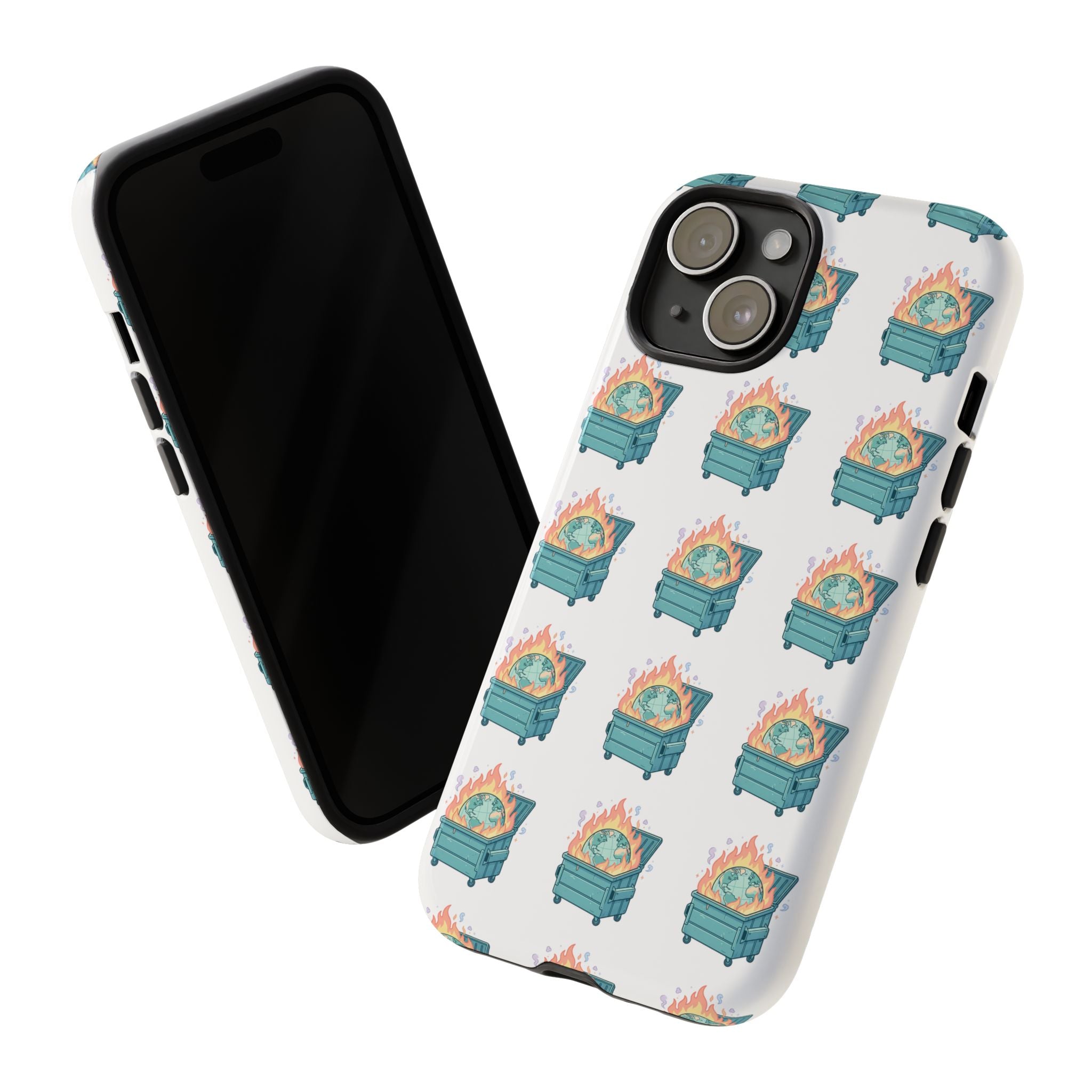 Dumpster Fire Pattern Phone Case