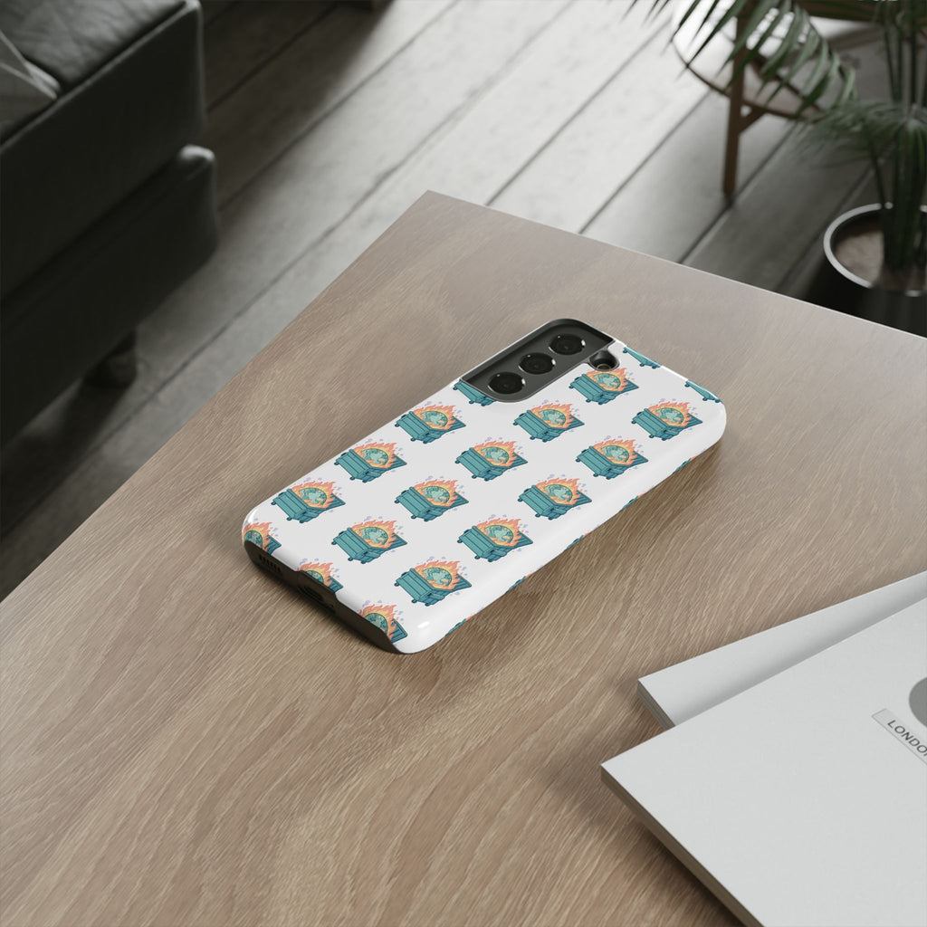 Dumpster Fire Pattern Phone Case