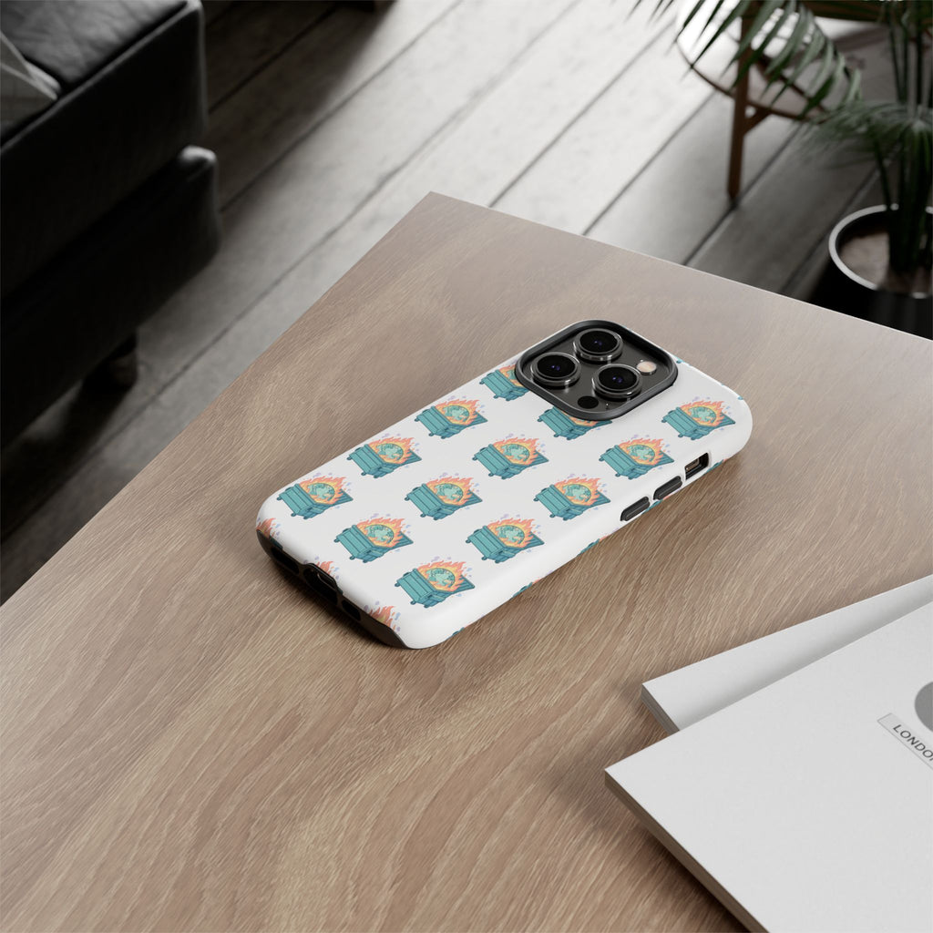 Dumpster Fire Pattern Phone Case