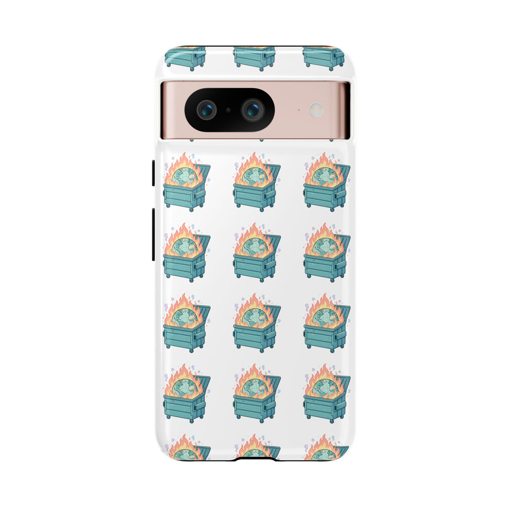 Dumpster Fire Pattern Phone Case