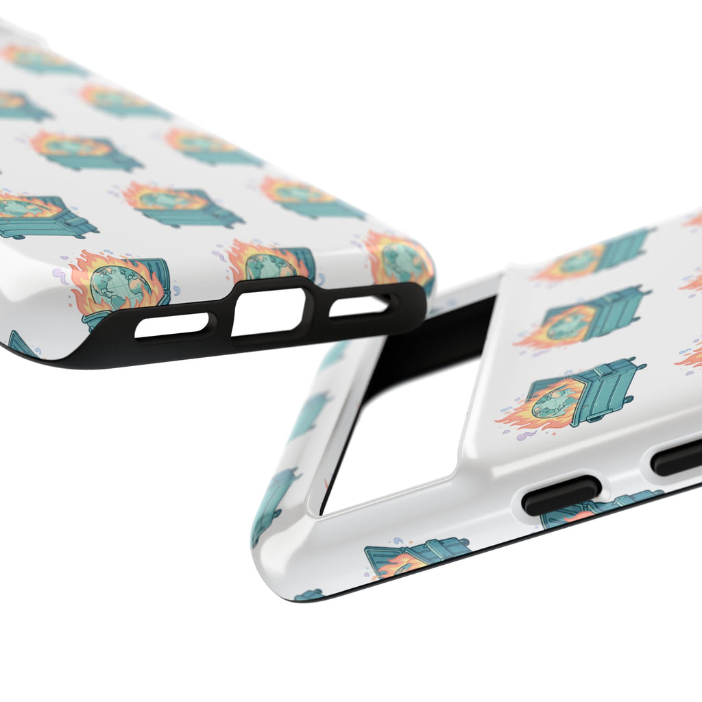 Dumpster Fire Pattern Phone Case