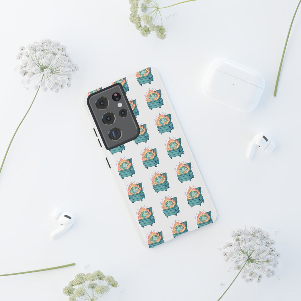 Dumpster Fire Pattern Phone Case