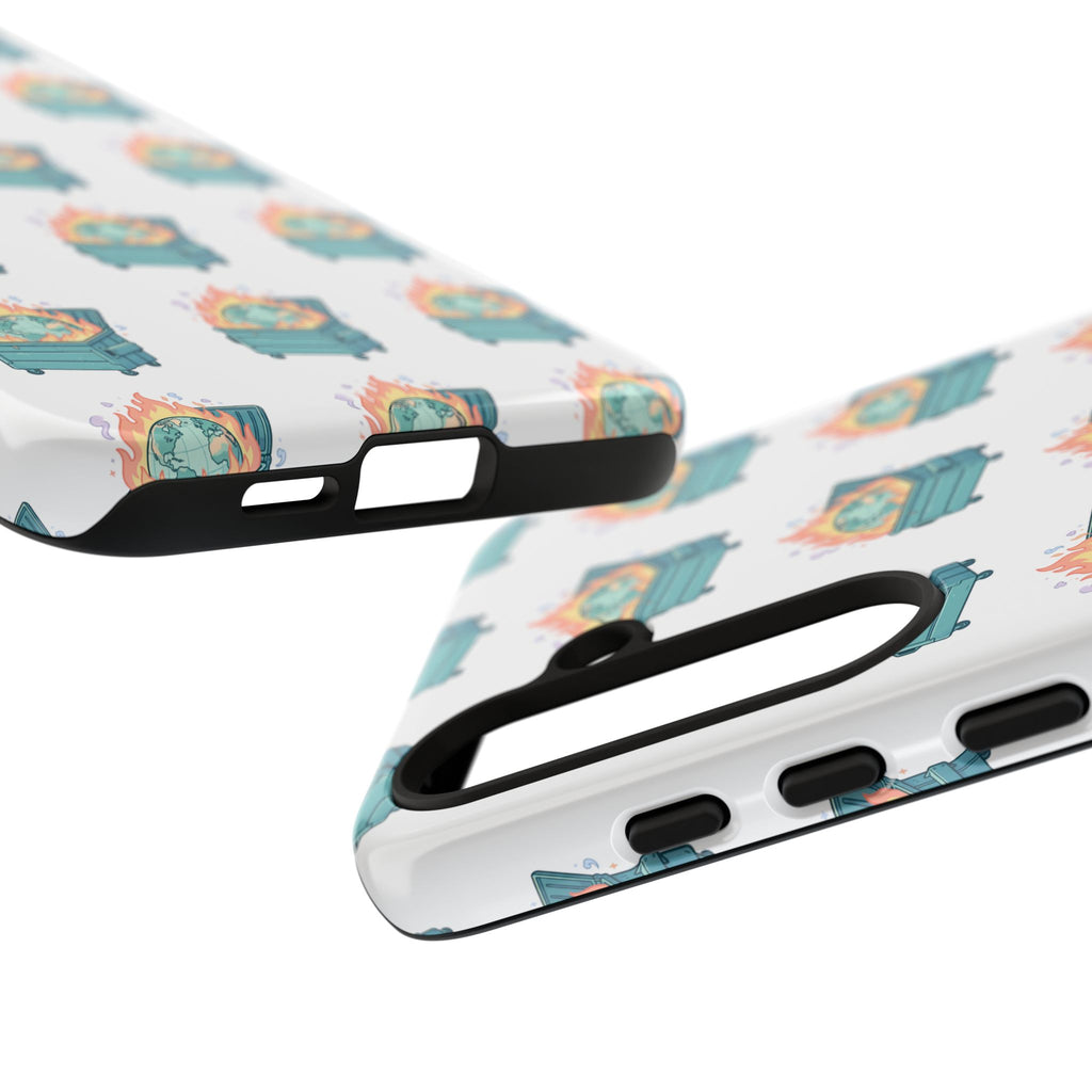 Dumpster Fire Pattern Phone Case