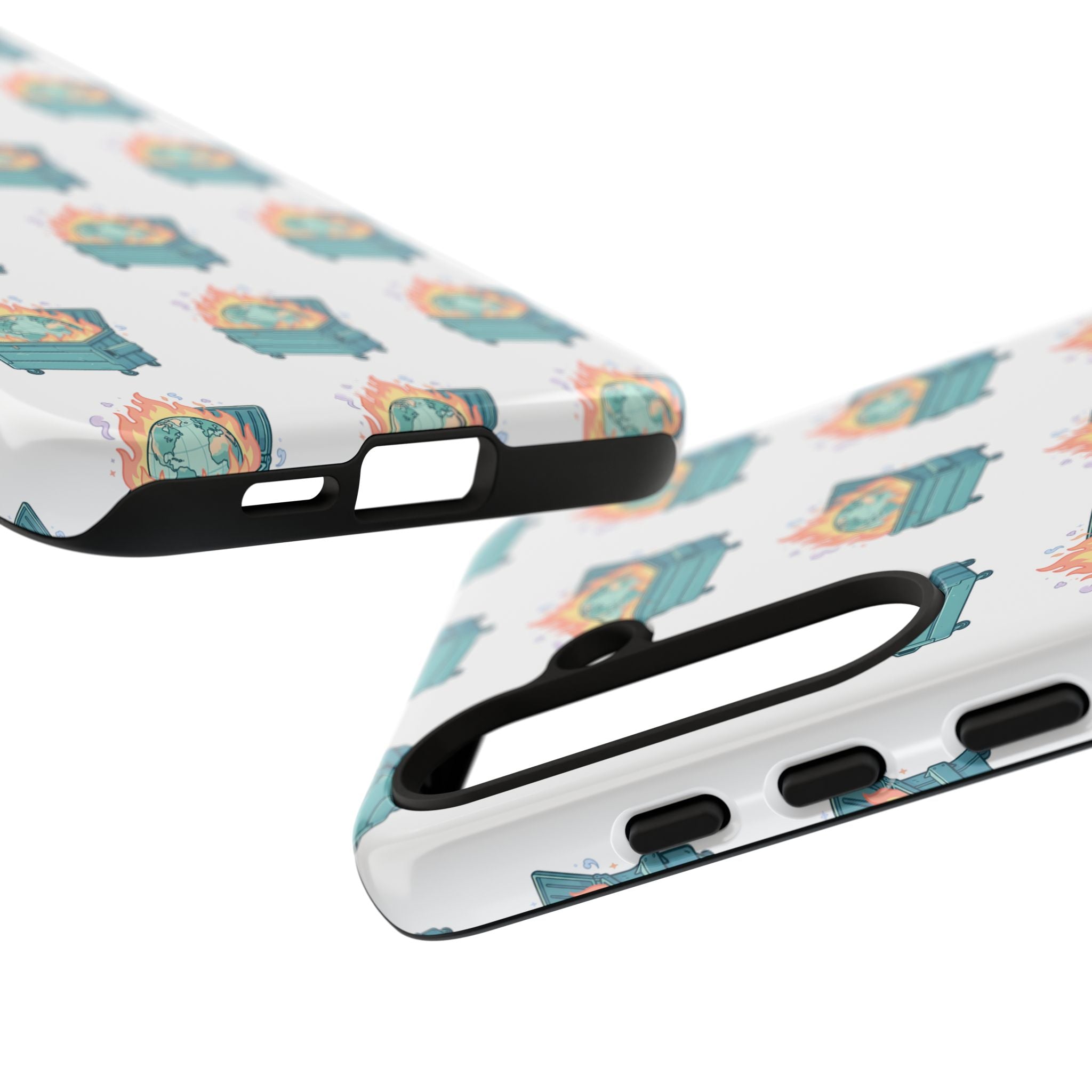 Dumpster Fire Pattern Phone Case