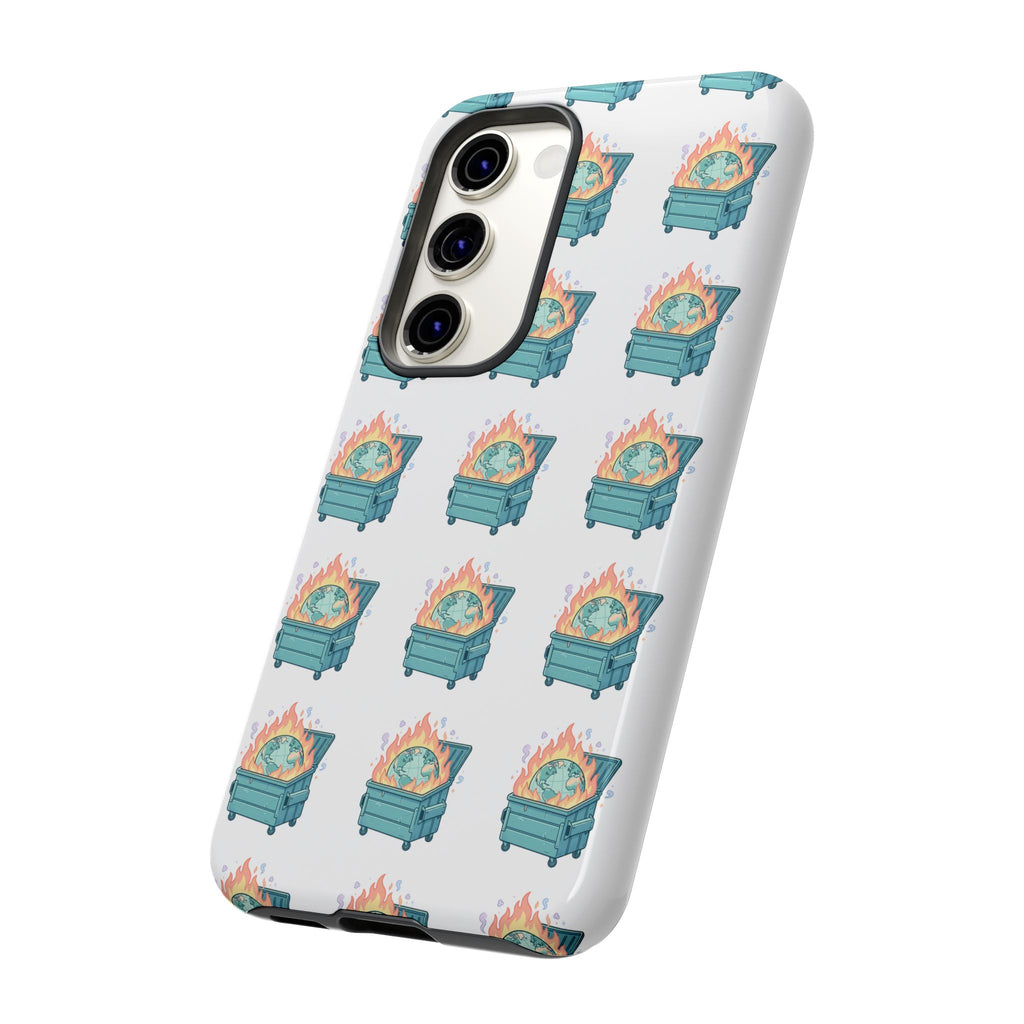 Dumpster Fire Pattern Phone Case