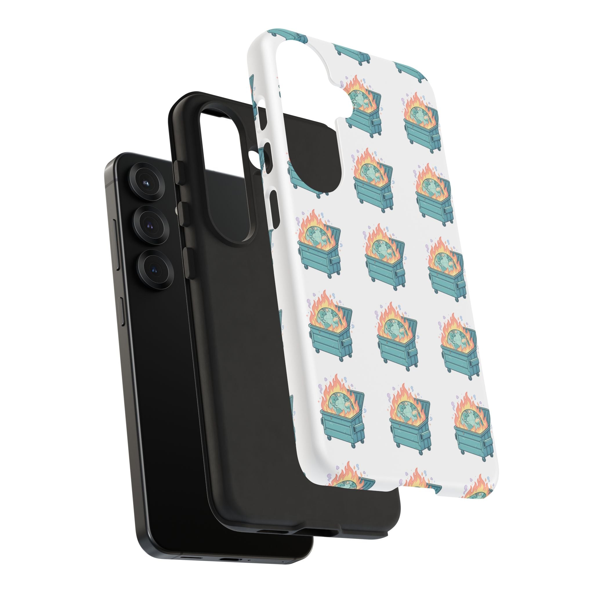 Dumpster Fire Pattern Phone Case