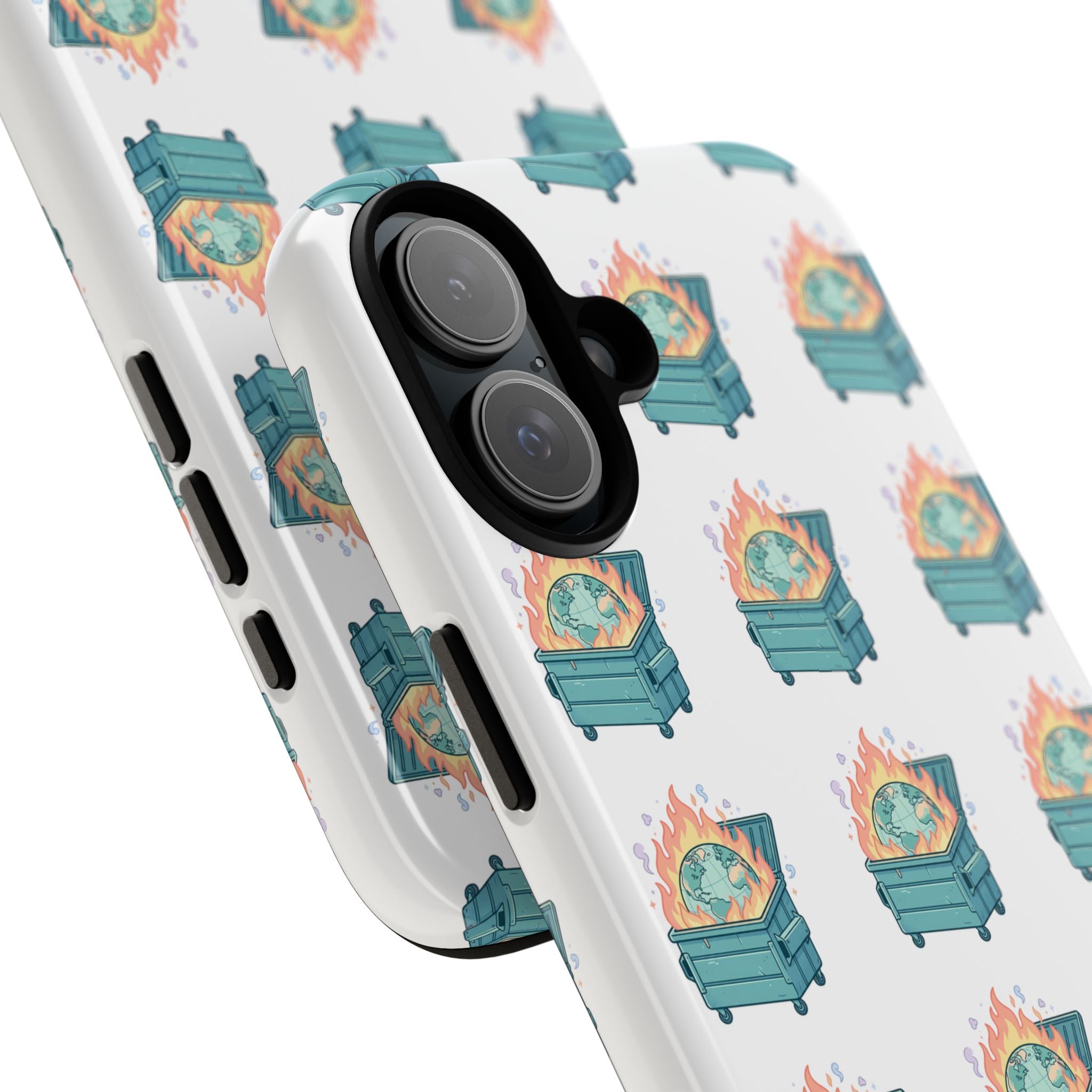 Dumpster Fire Pattern Phone Case