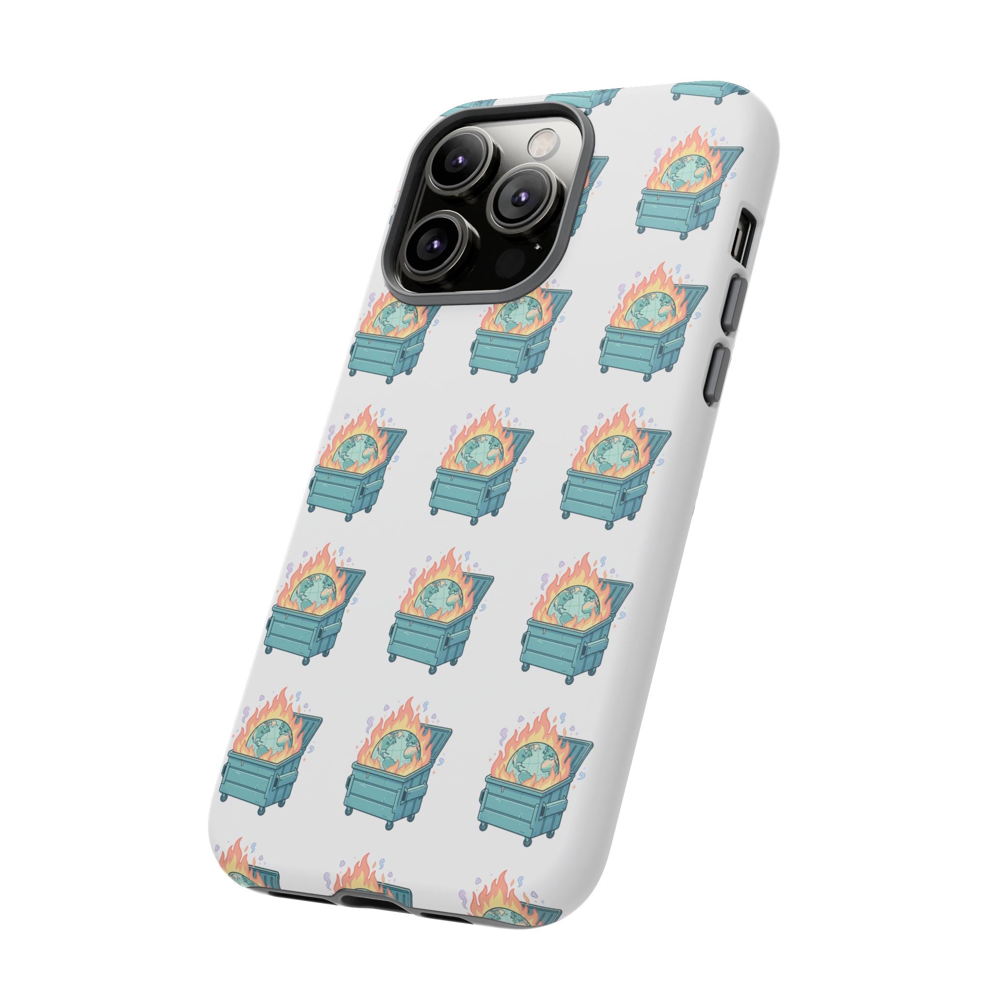 Dumpster Fire Pattern Phone Case
