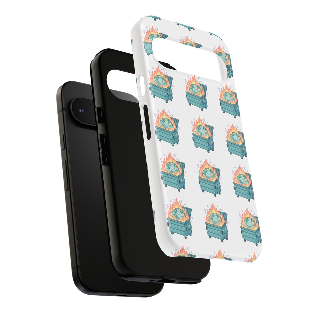 Dumpster Fire Pattern Phone Case