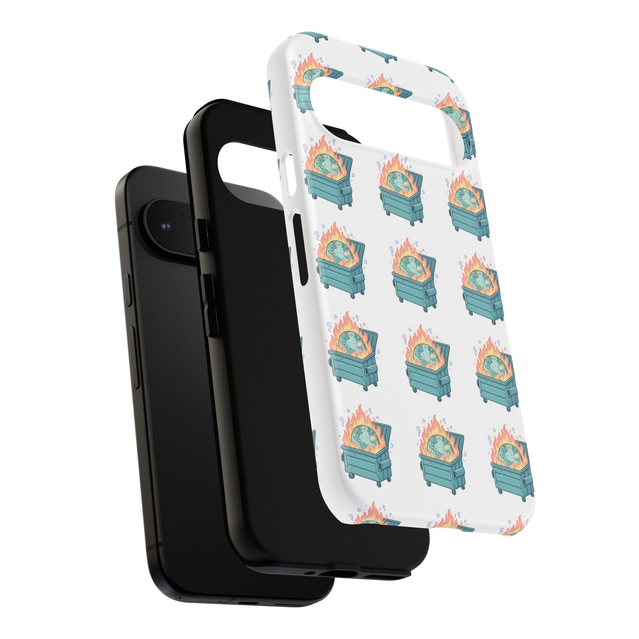 Dumpster Fire Pattern Phone Case