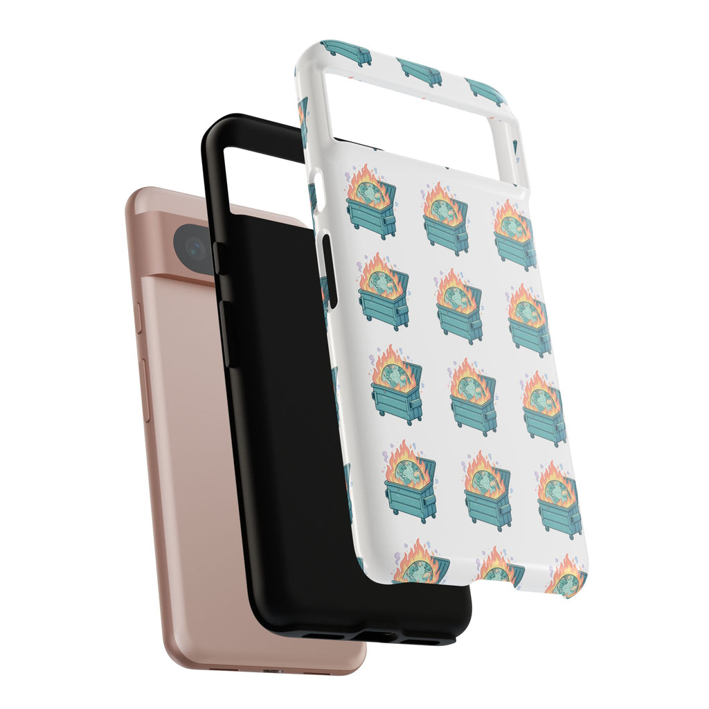 Dumpster Fire Pattern Phone Case