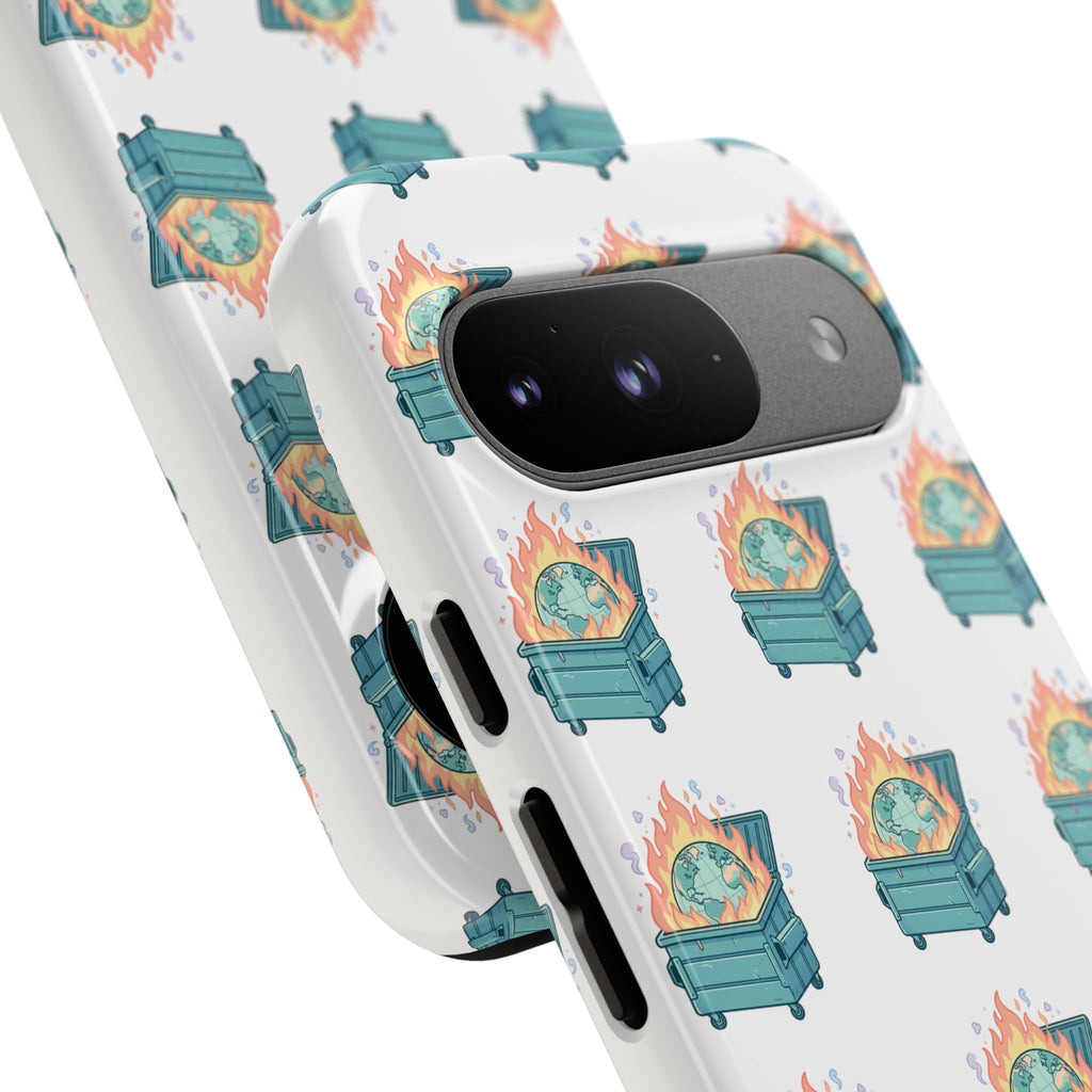 Dumpster Fire Pattern Phone Case