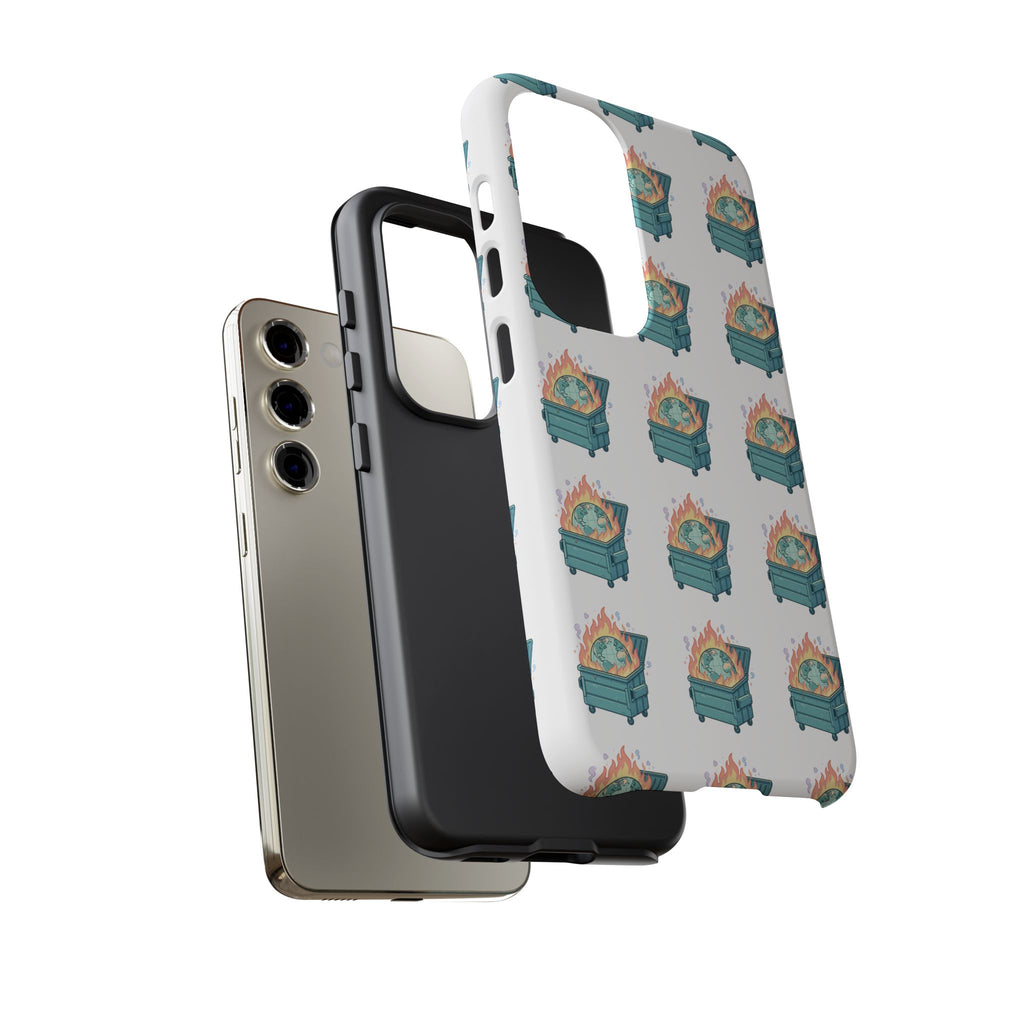 Dumpster Fire Pattern Phone Case
