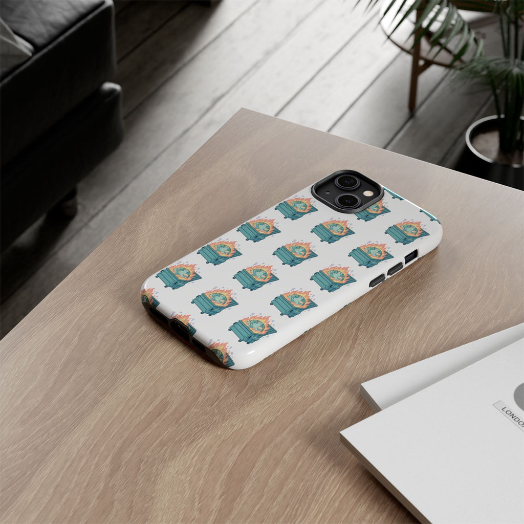 Dumpster Fire Pattern Phone Case