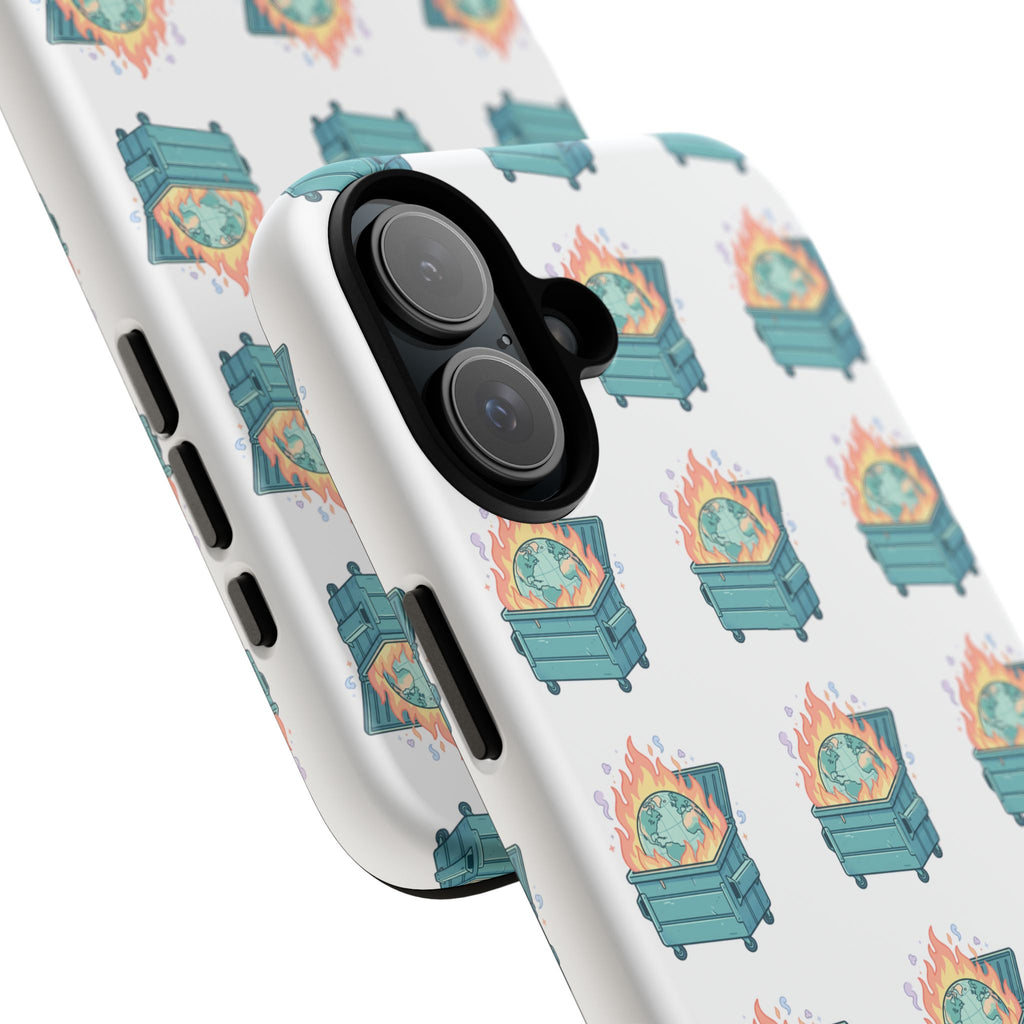 Dumpster Fire Pattern Phone Case
