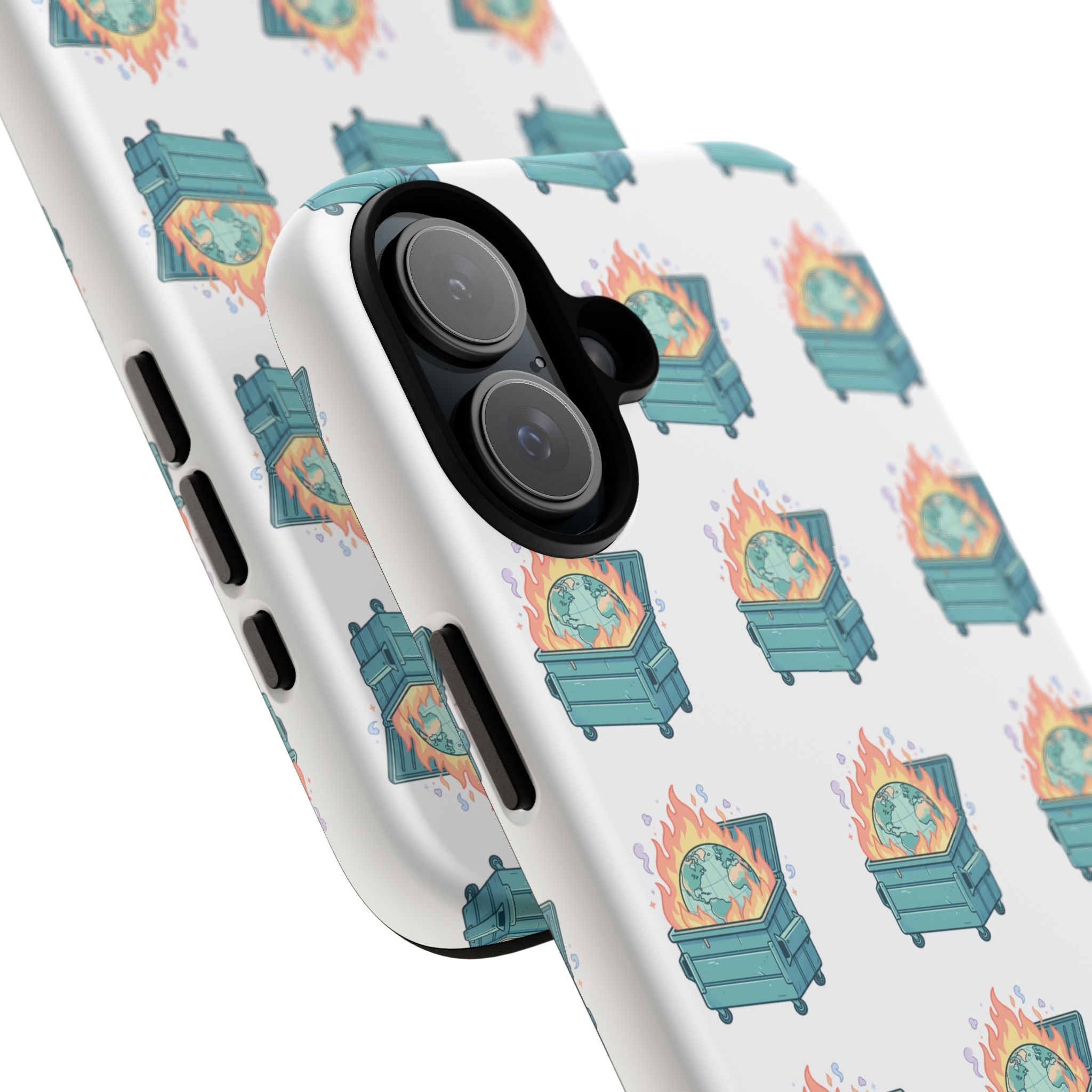 Dumpster Fire Pattern Phone Case