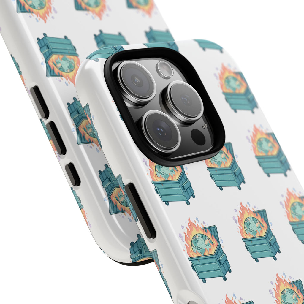 Dumpster Fire Pattern Phone Case