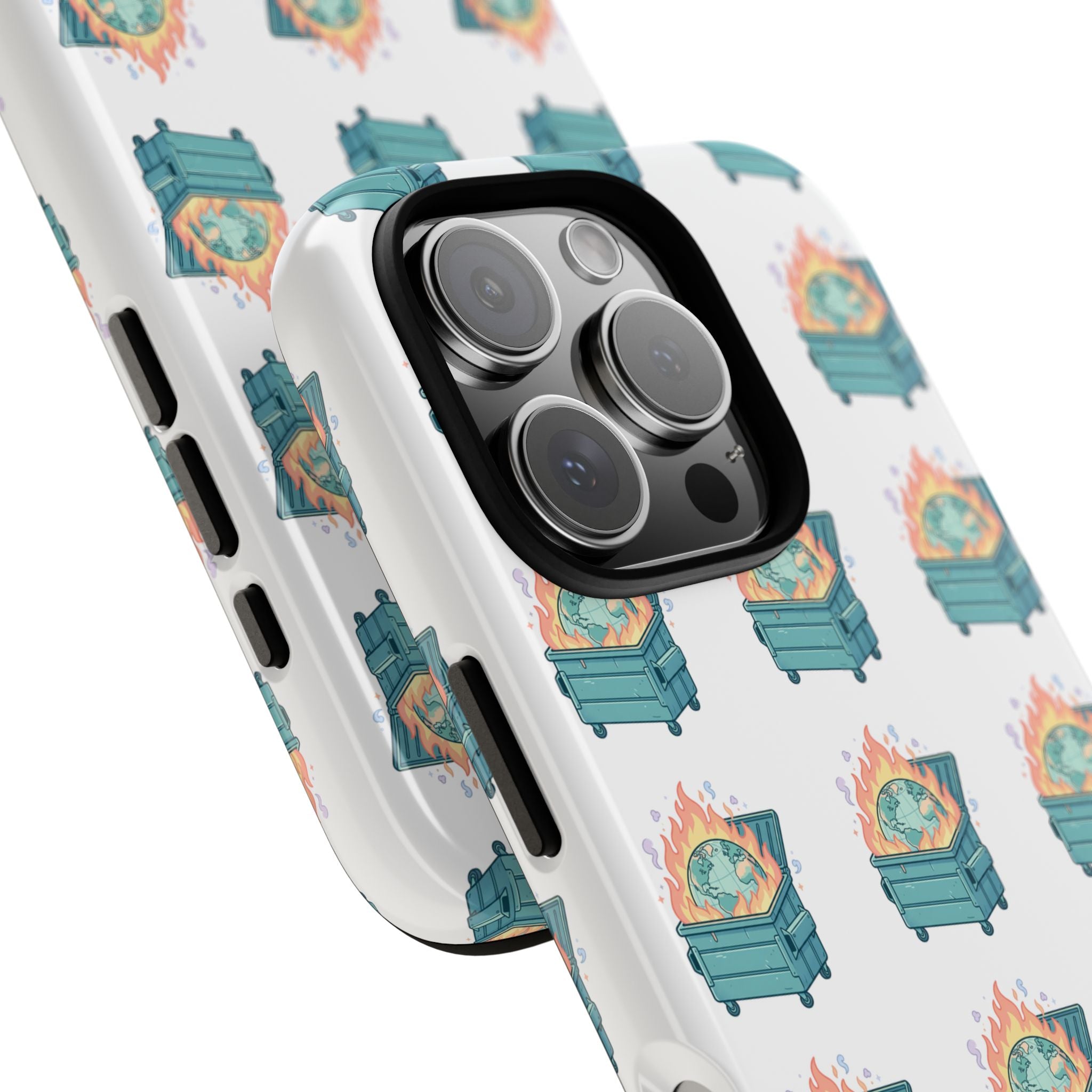 Dumpster Fire Pattern Phone Case