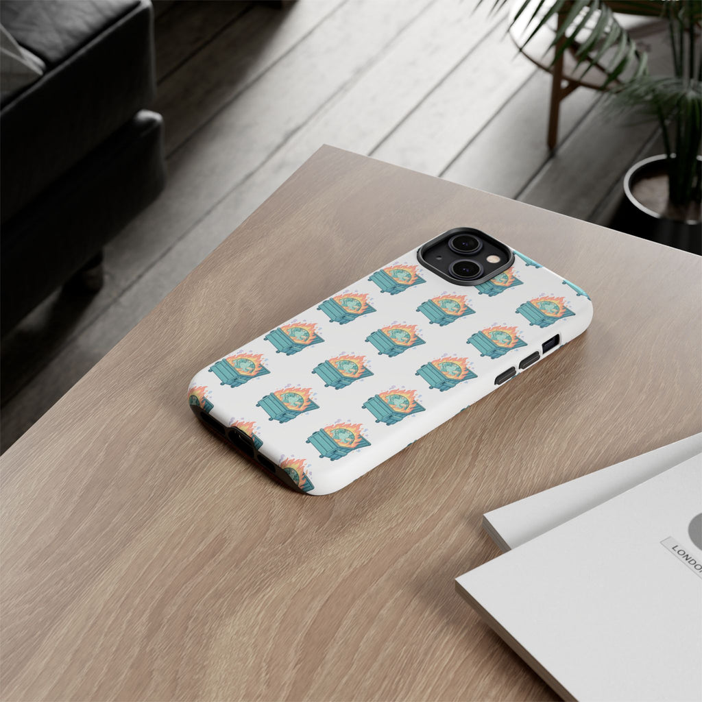 Dumpster Fire Pattern Phone Case