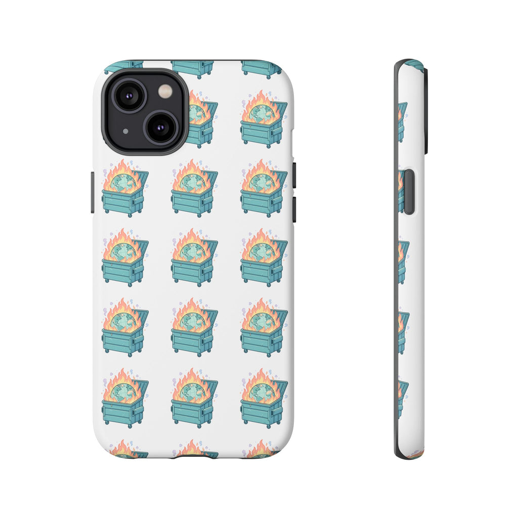 Dumpster Fire Pattern Phone Case