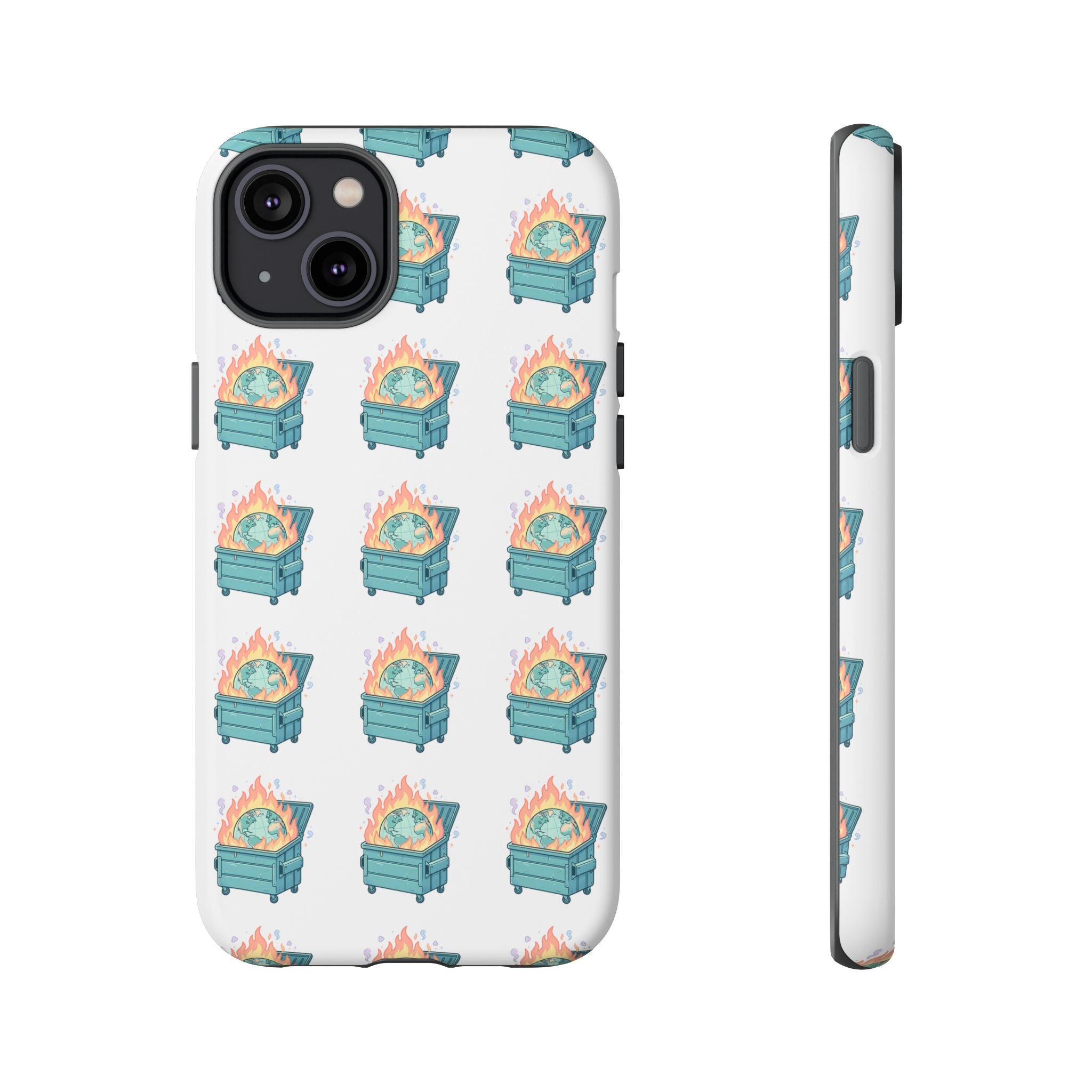 Dumpster Fire Pattern Phone Case