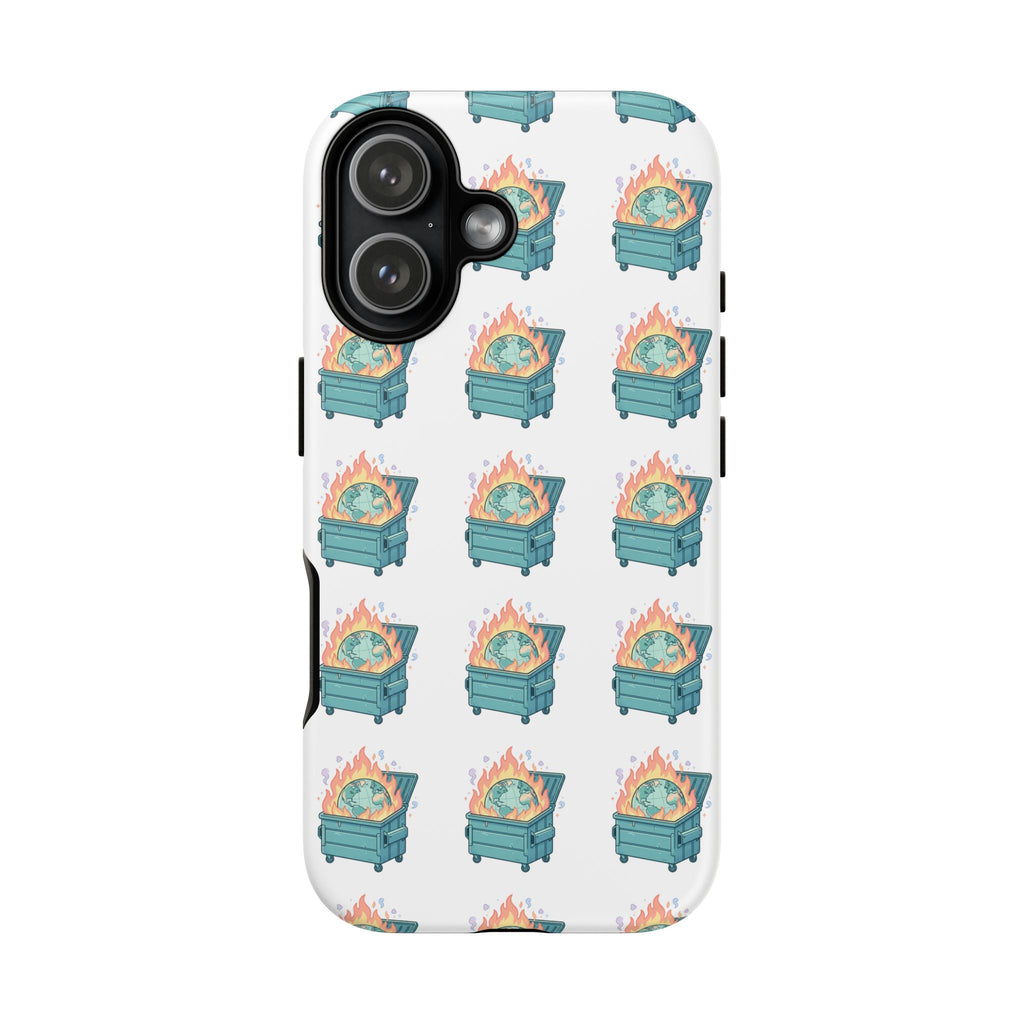 Dumpster Fire Pattern Phone Case