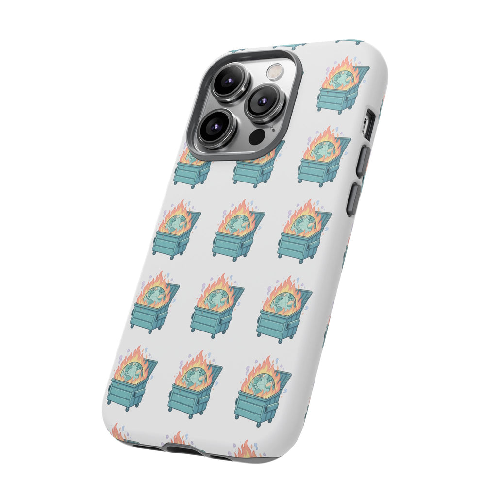 Dumpster Fire Pattern Phone Case