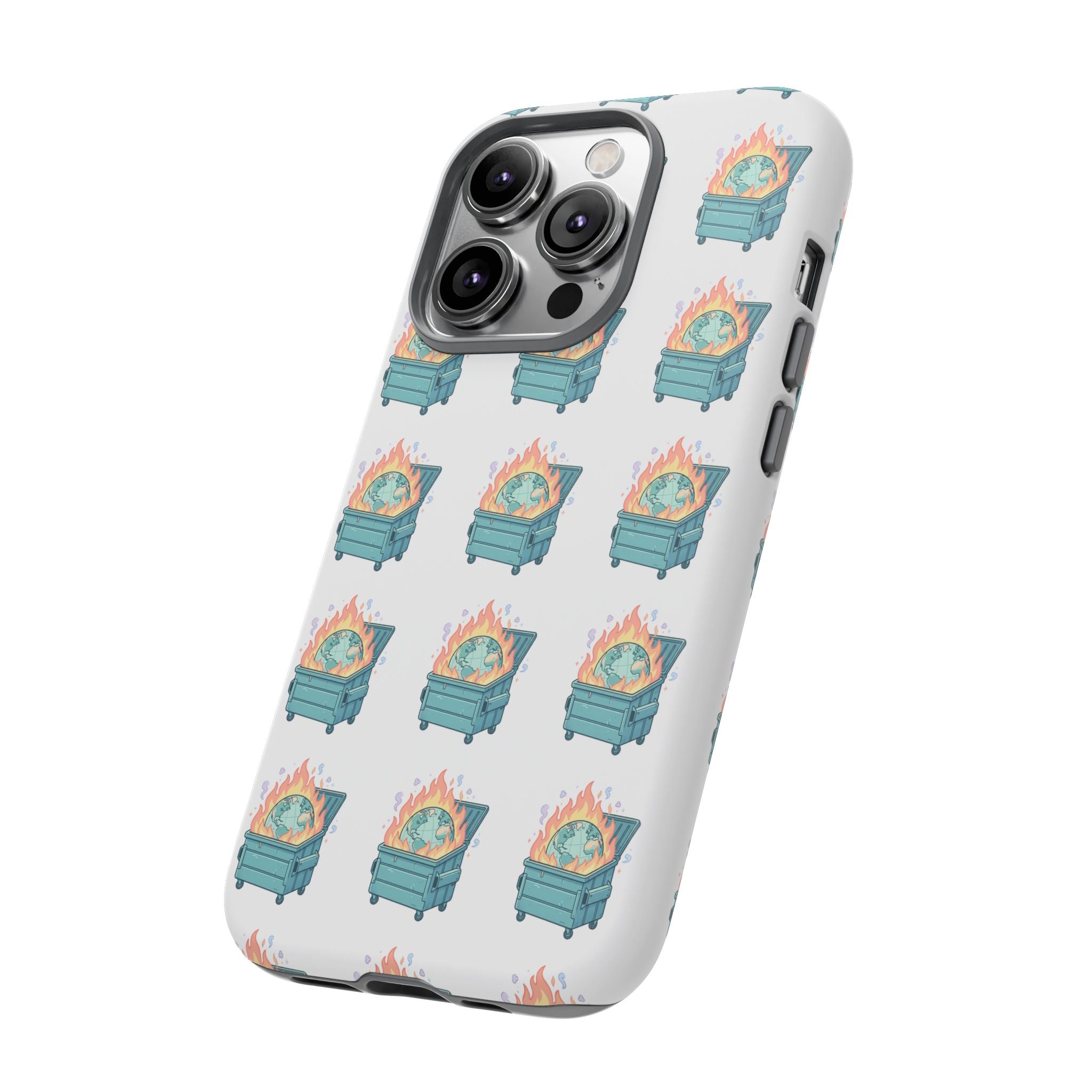 Dumpster Fire Pattern Phone Case