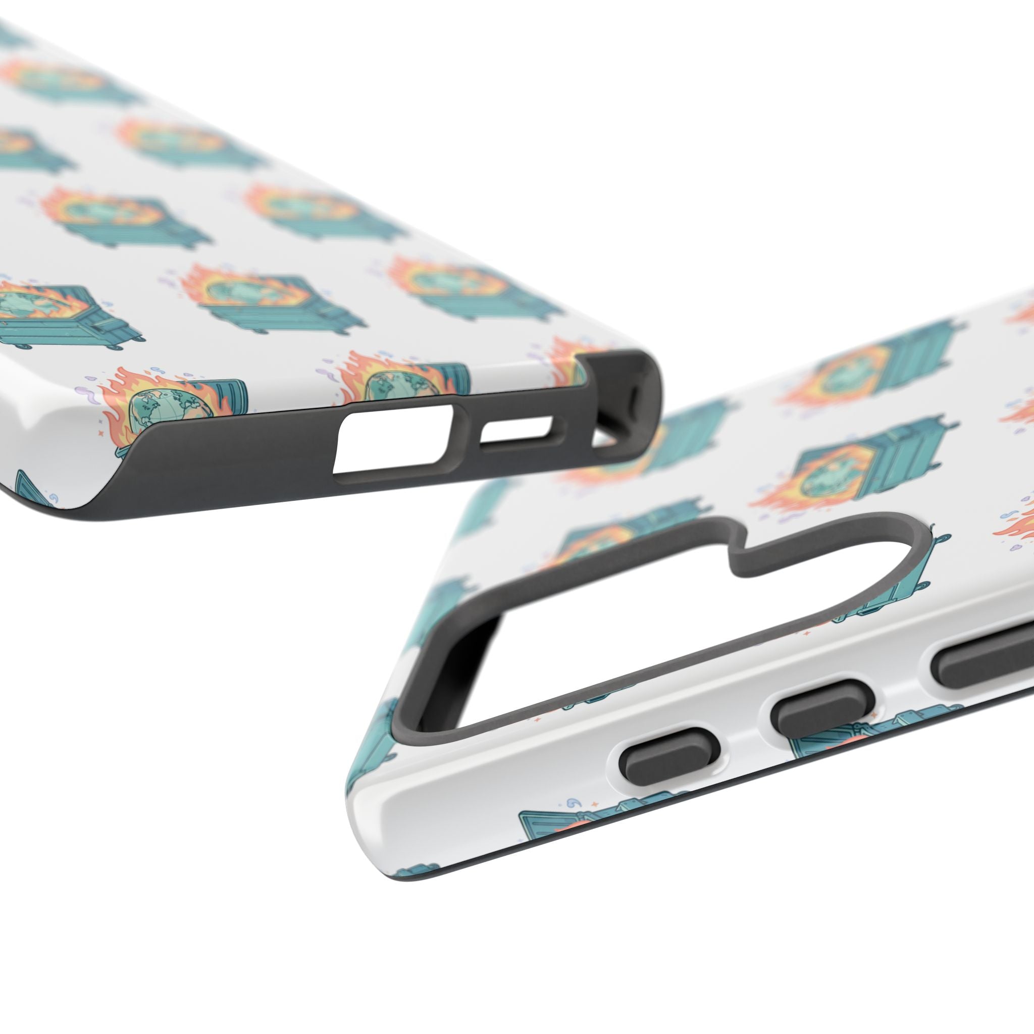 Dumpster Fire Pattern Phone Case