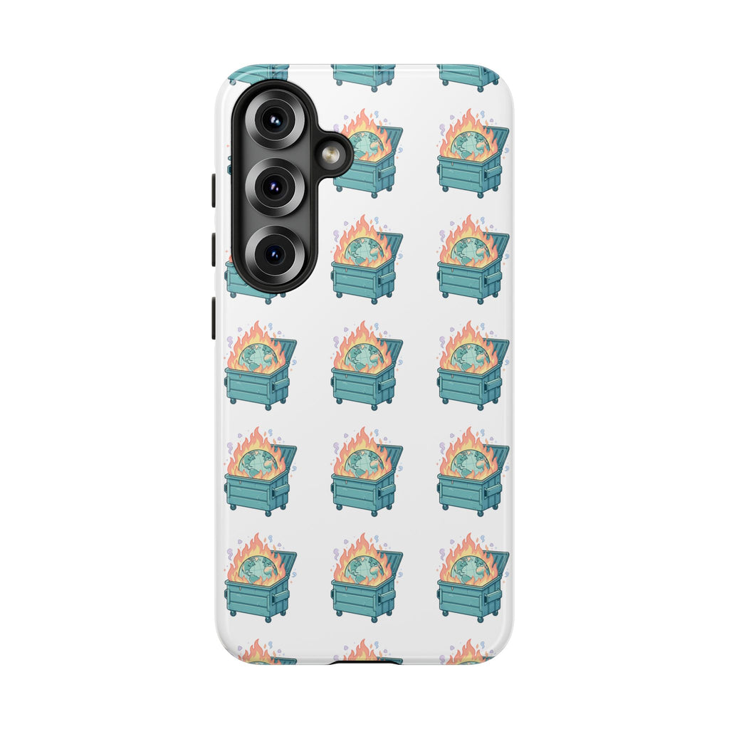 Dumpster Fire Pattern Phone Case