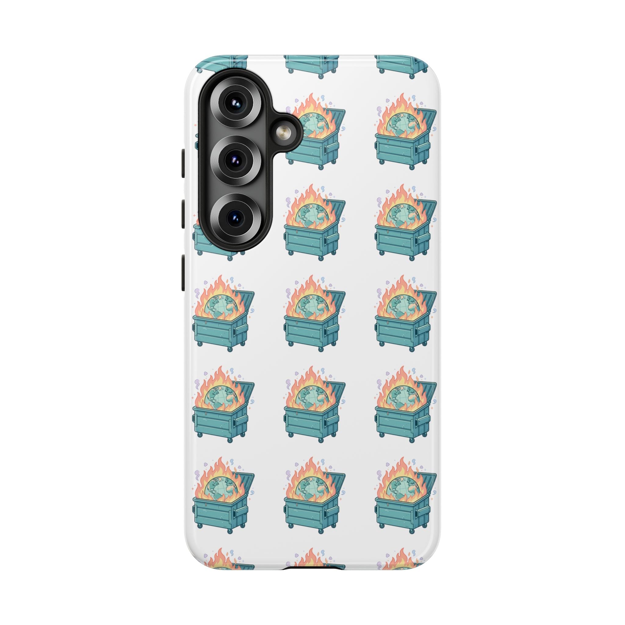 Dumpster Fire Pattern Phone Case