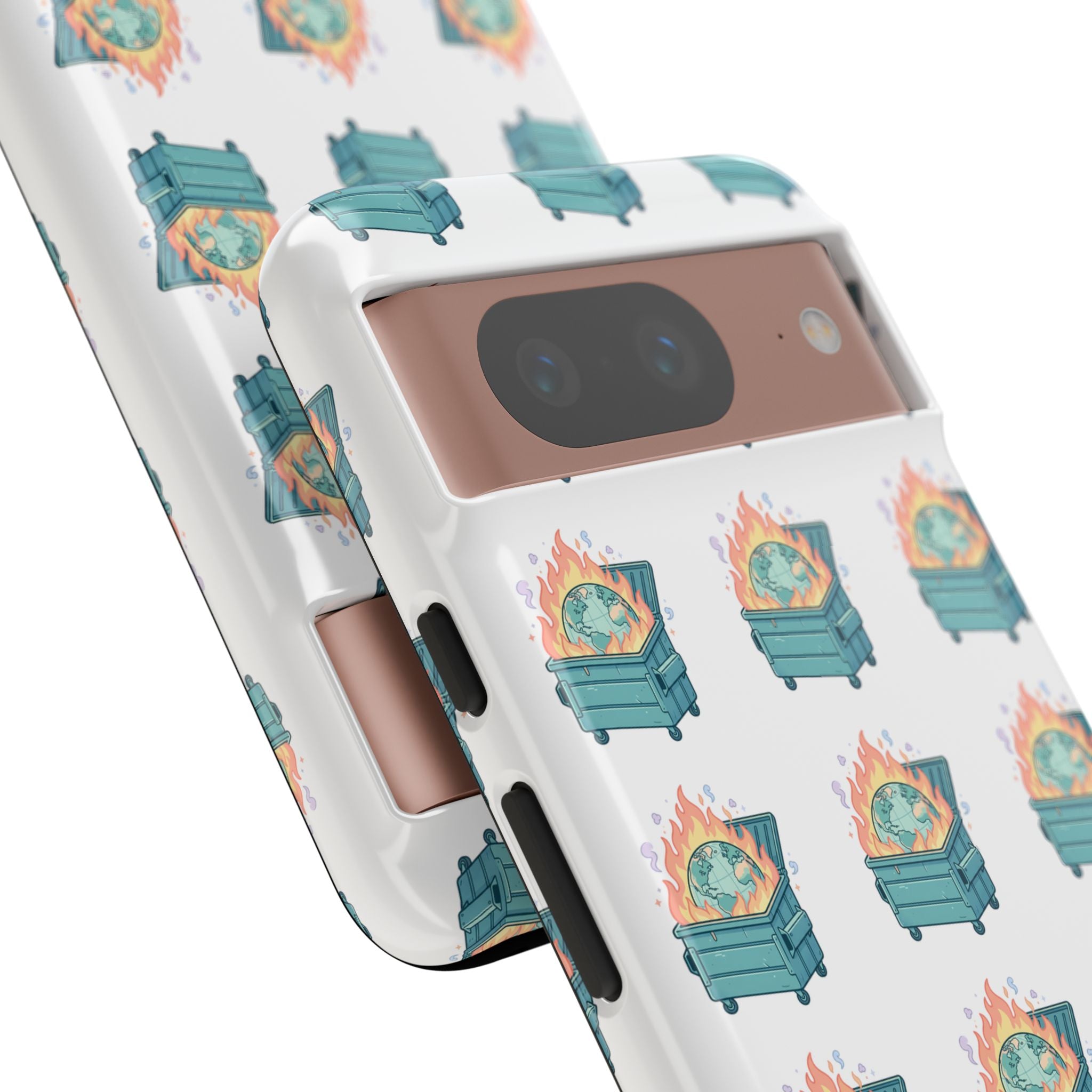 Dumpster Fire Pattern Phone Case