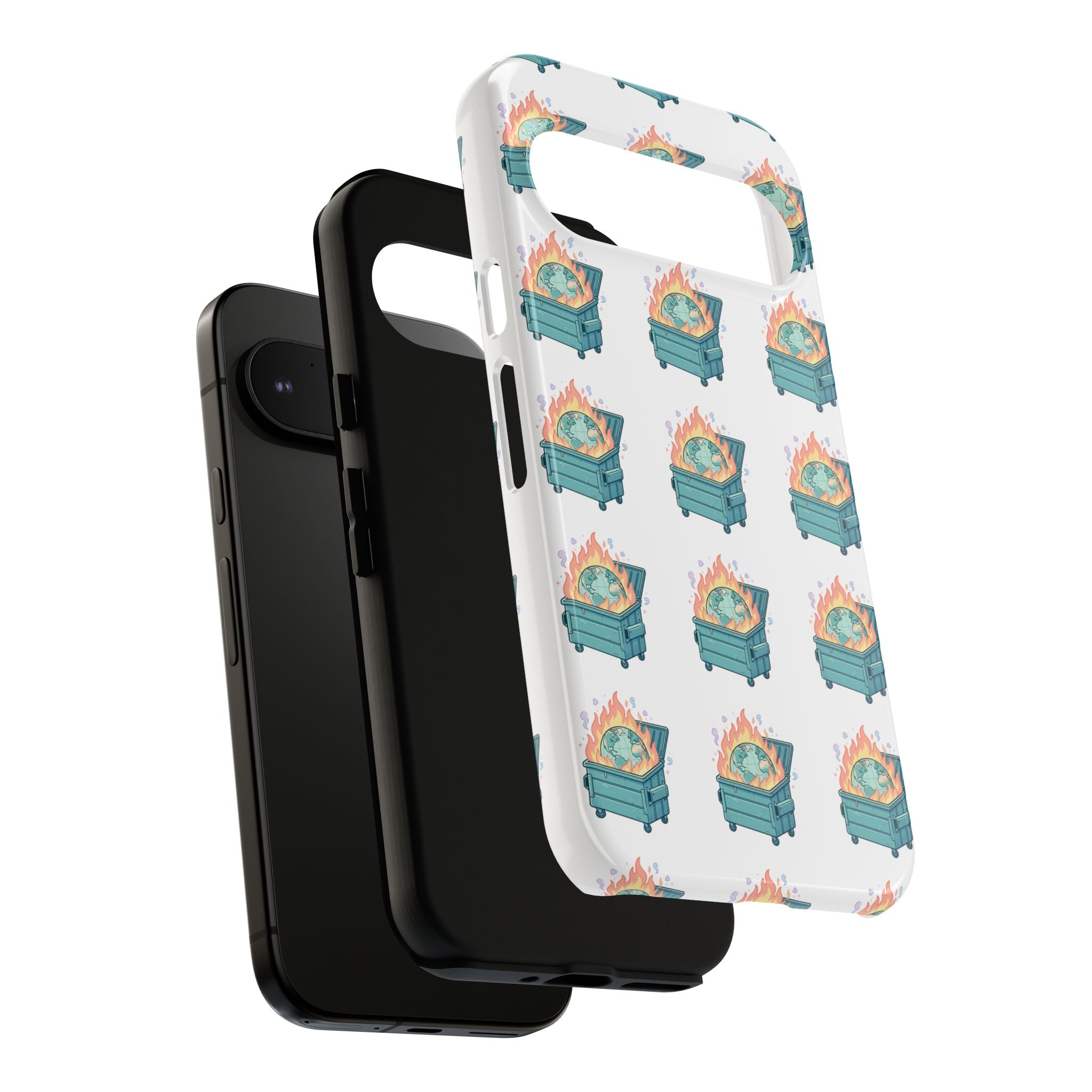 Dumpster Fire Pattern Phone Case