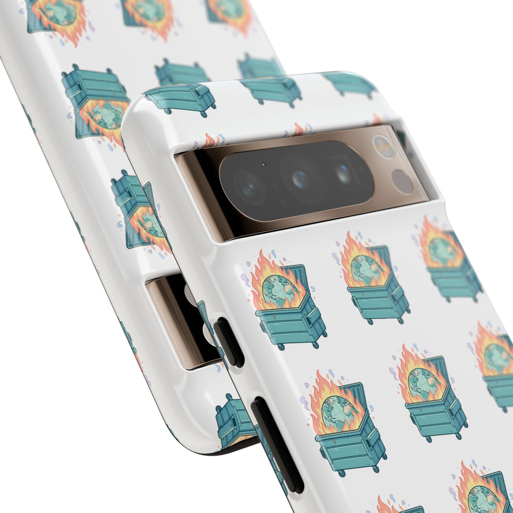 Dumpster Fire Pattern Phone Case