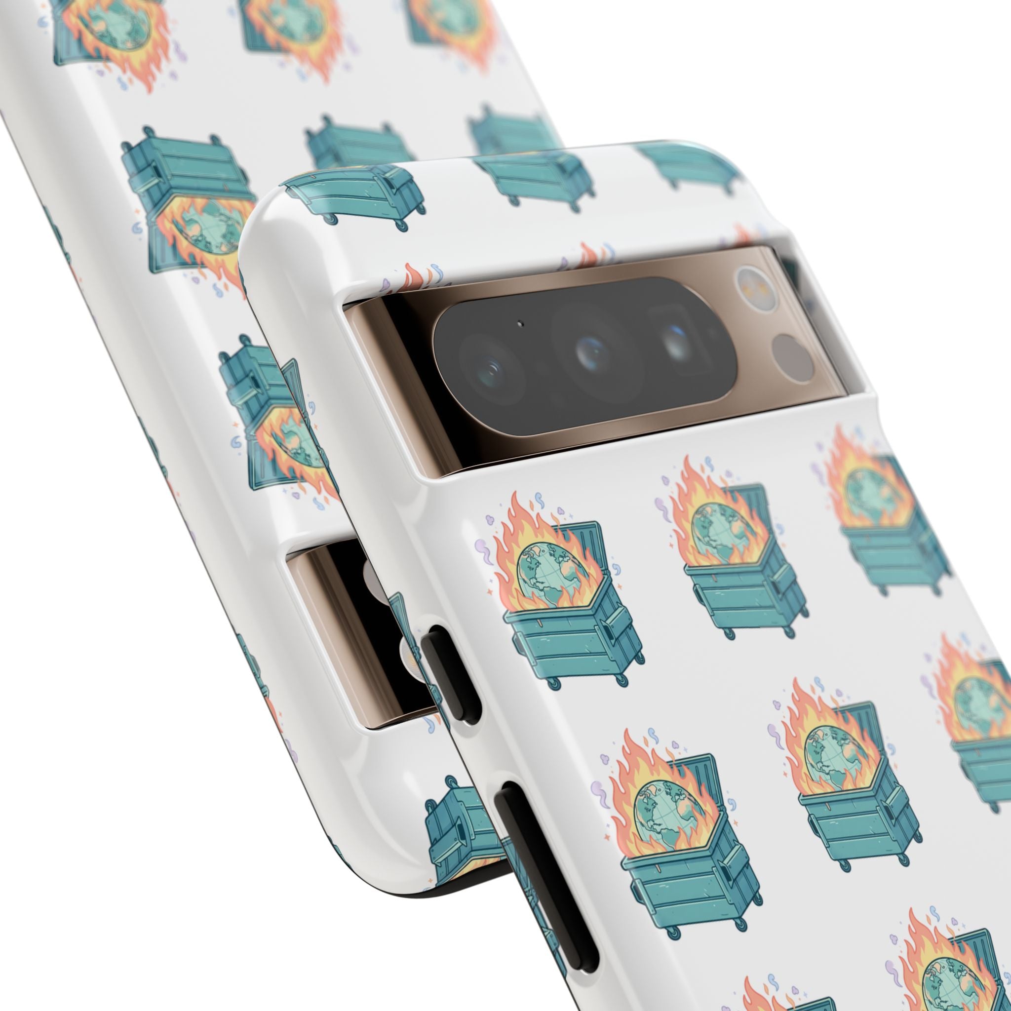Dumpster Fire Pattern Phone Case