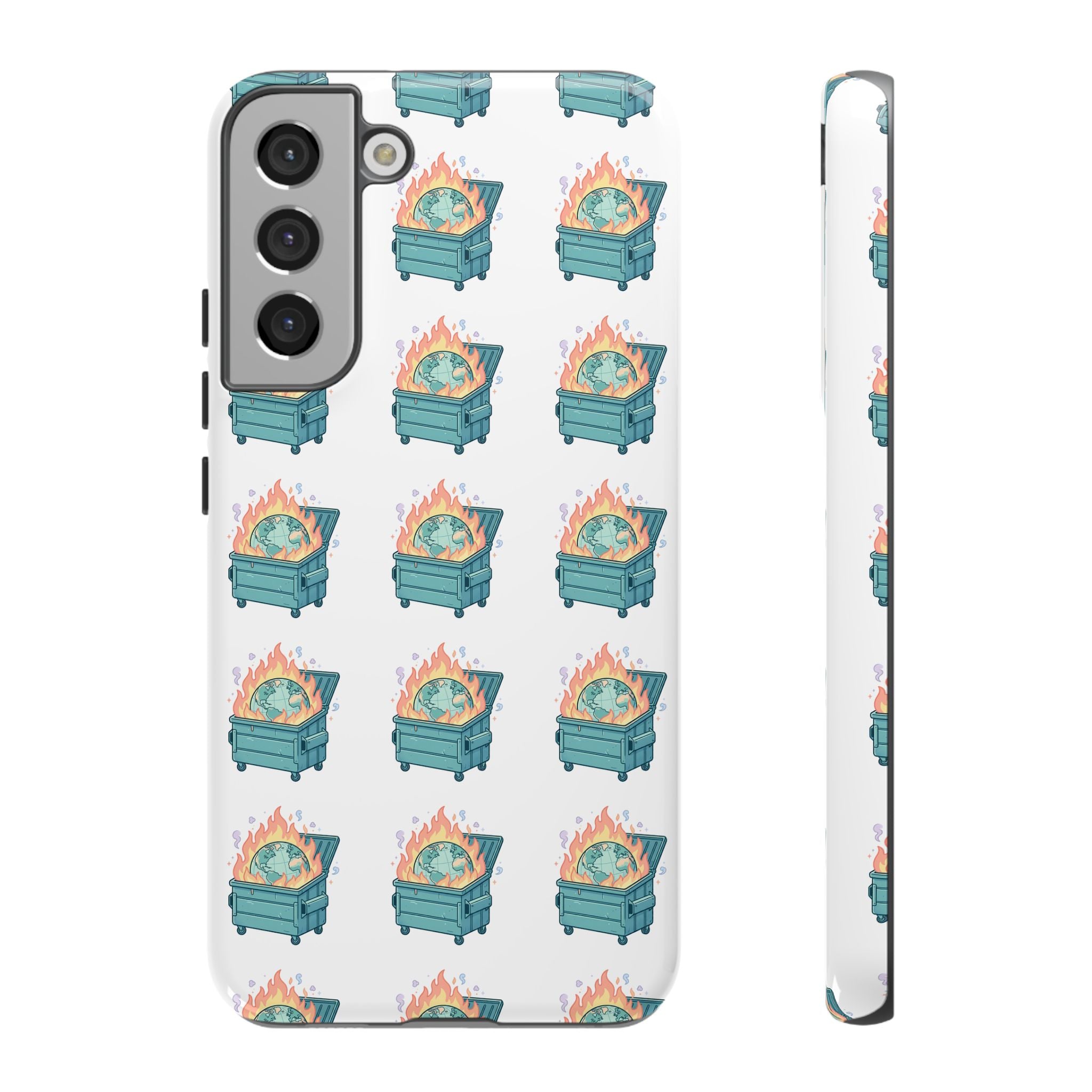 Dumpster Fire Pattern Phone Case