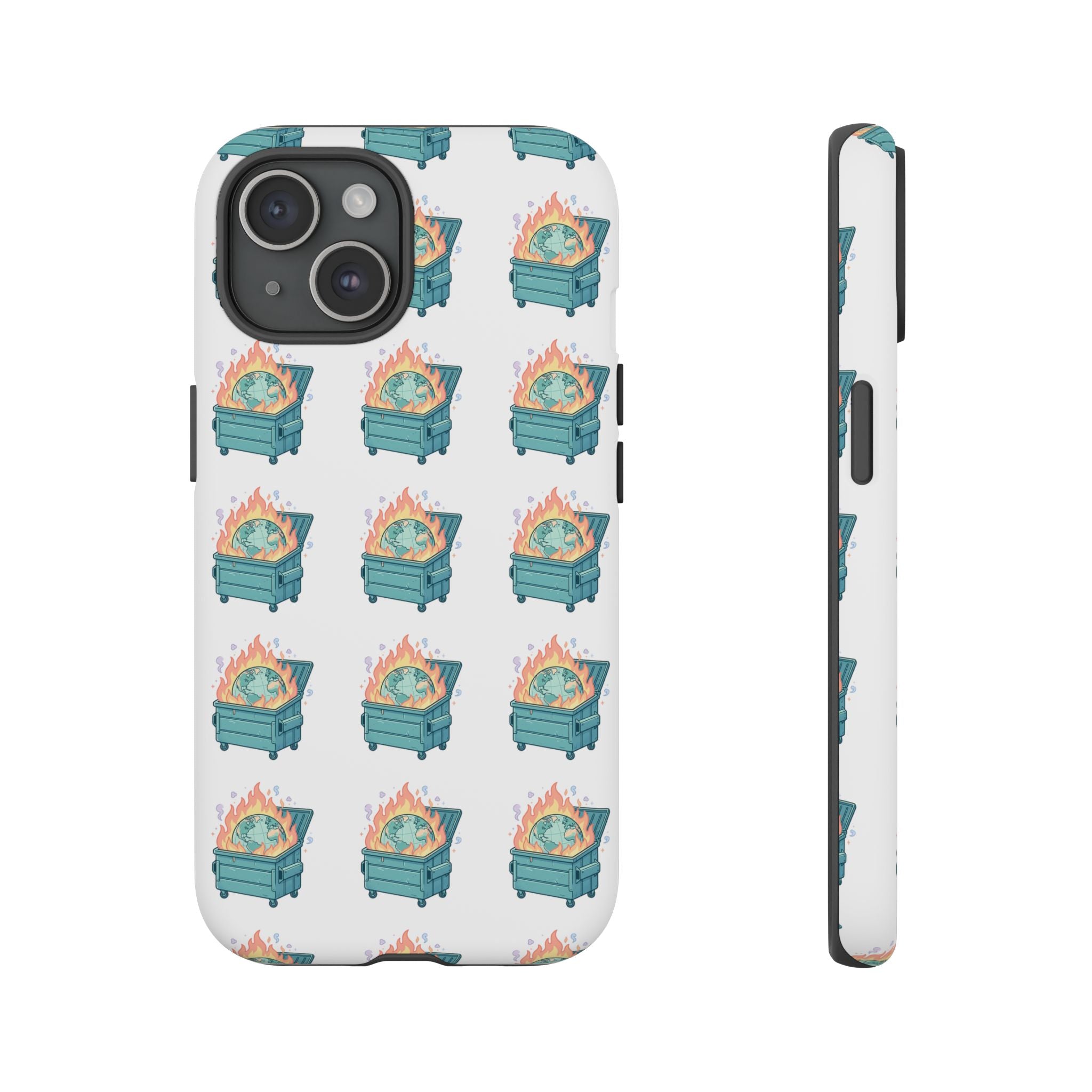 Dumpster Fire Pattern Phone Case