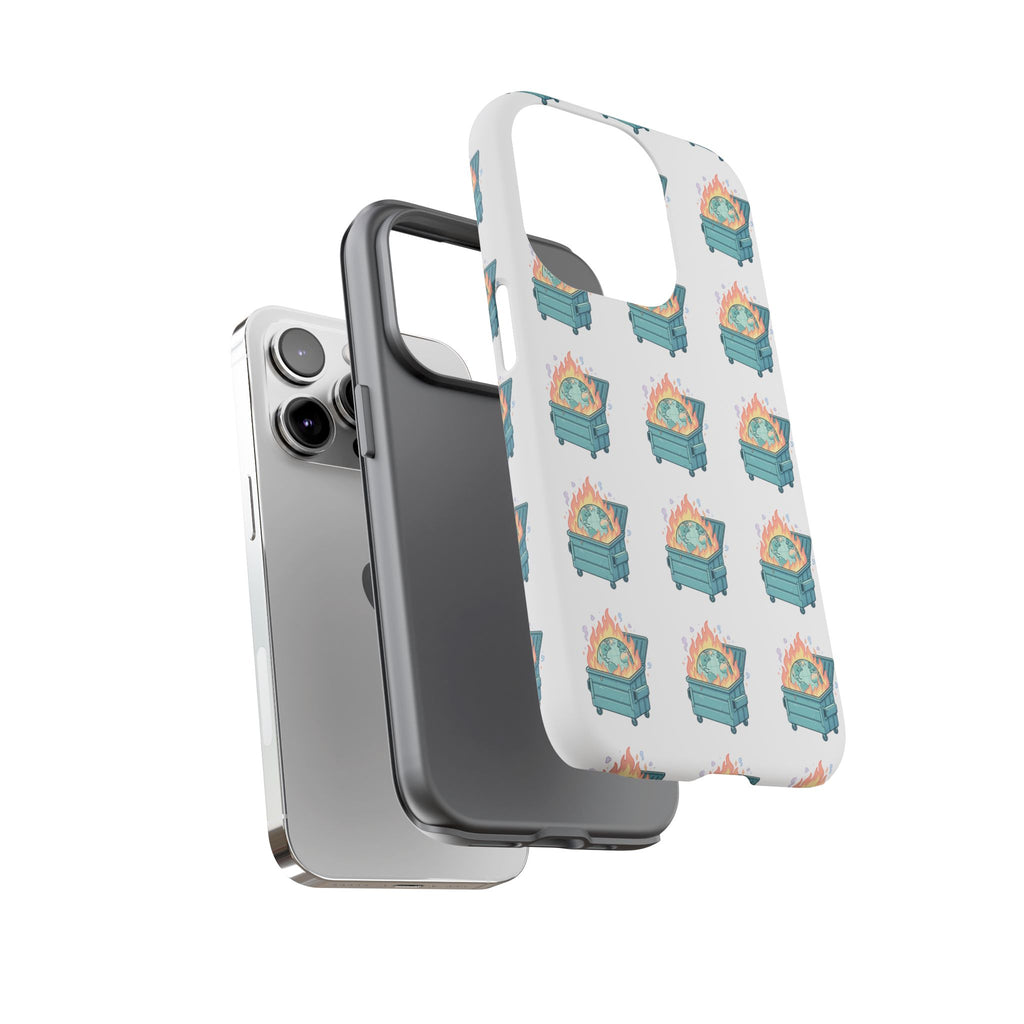 Dumpster Fire Pattern Phone Case