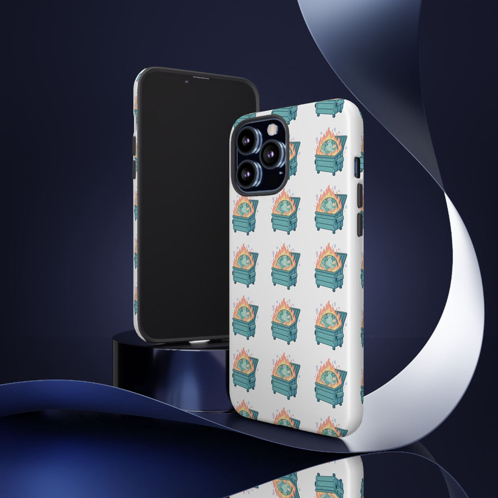 Dumpster Fire Pattern Phone Case