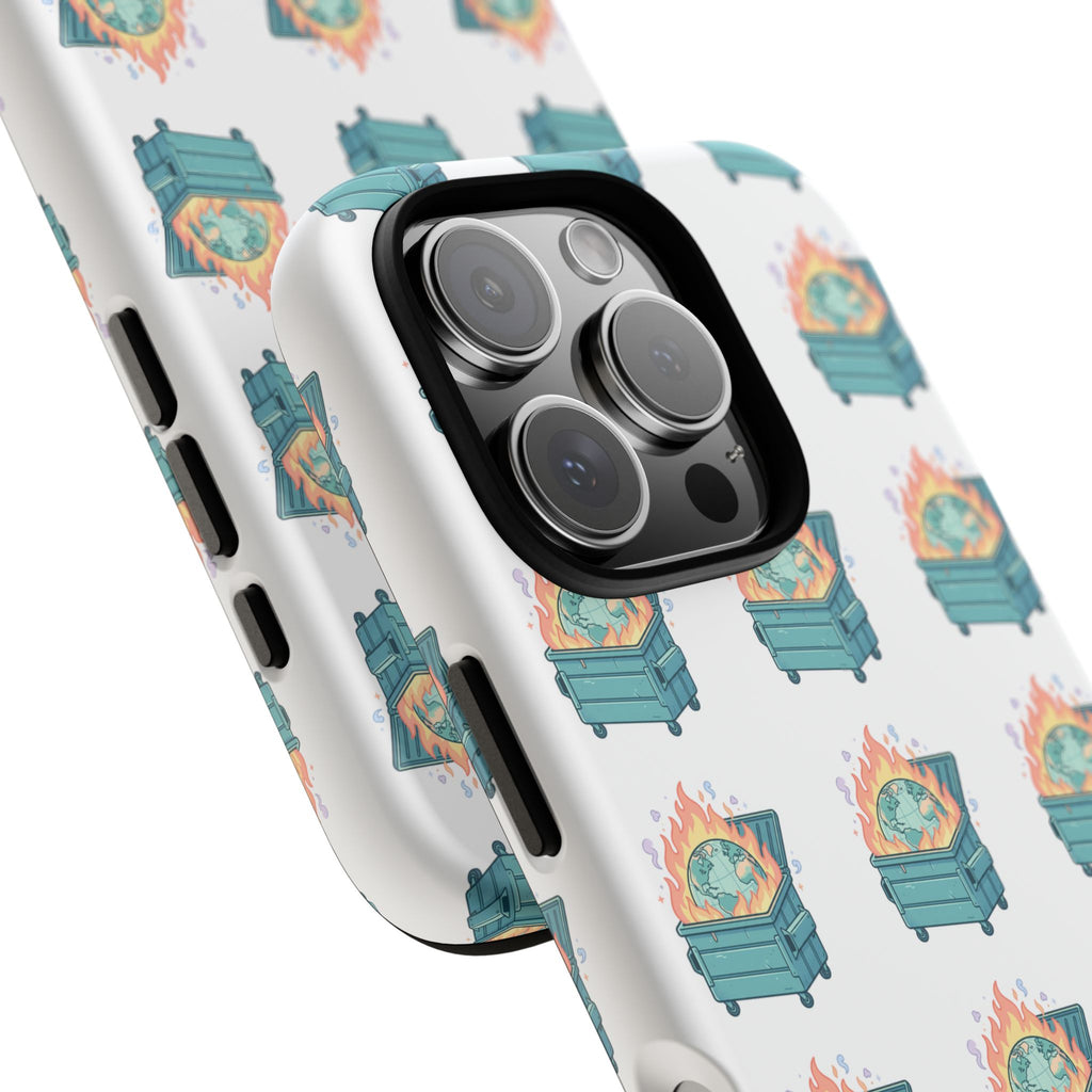 Dumpster Fire Pattern Phone Case