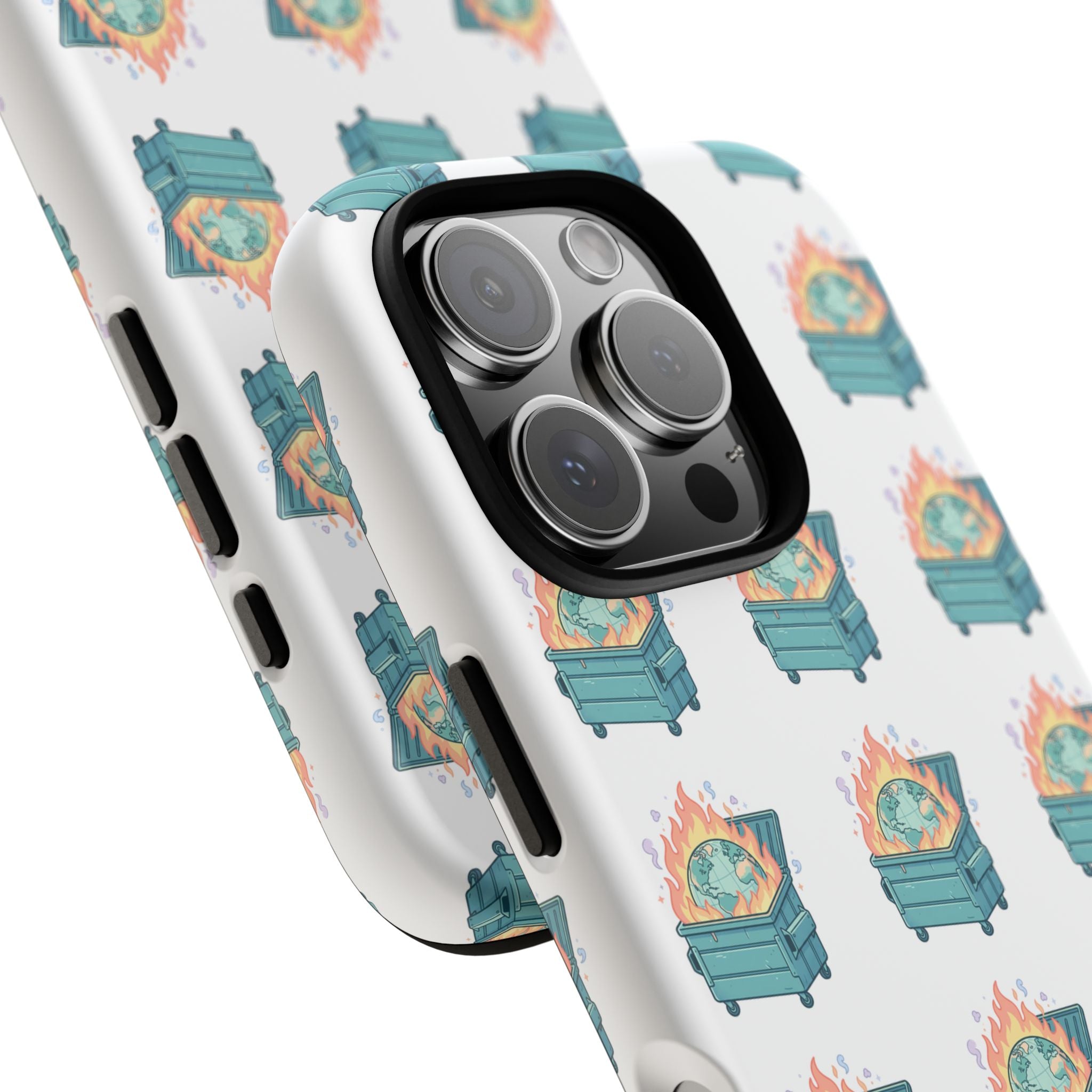 Dumpster Fire Pattern Phone Case