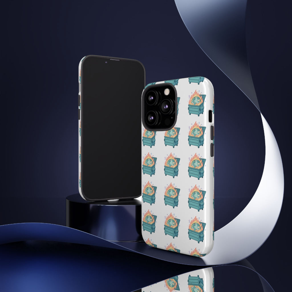 Dumpster Fire Pattern Phone Case