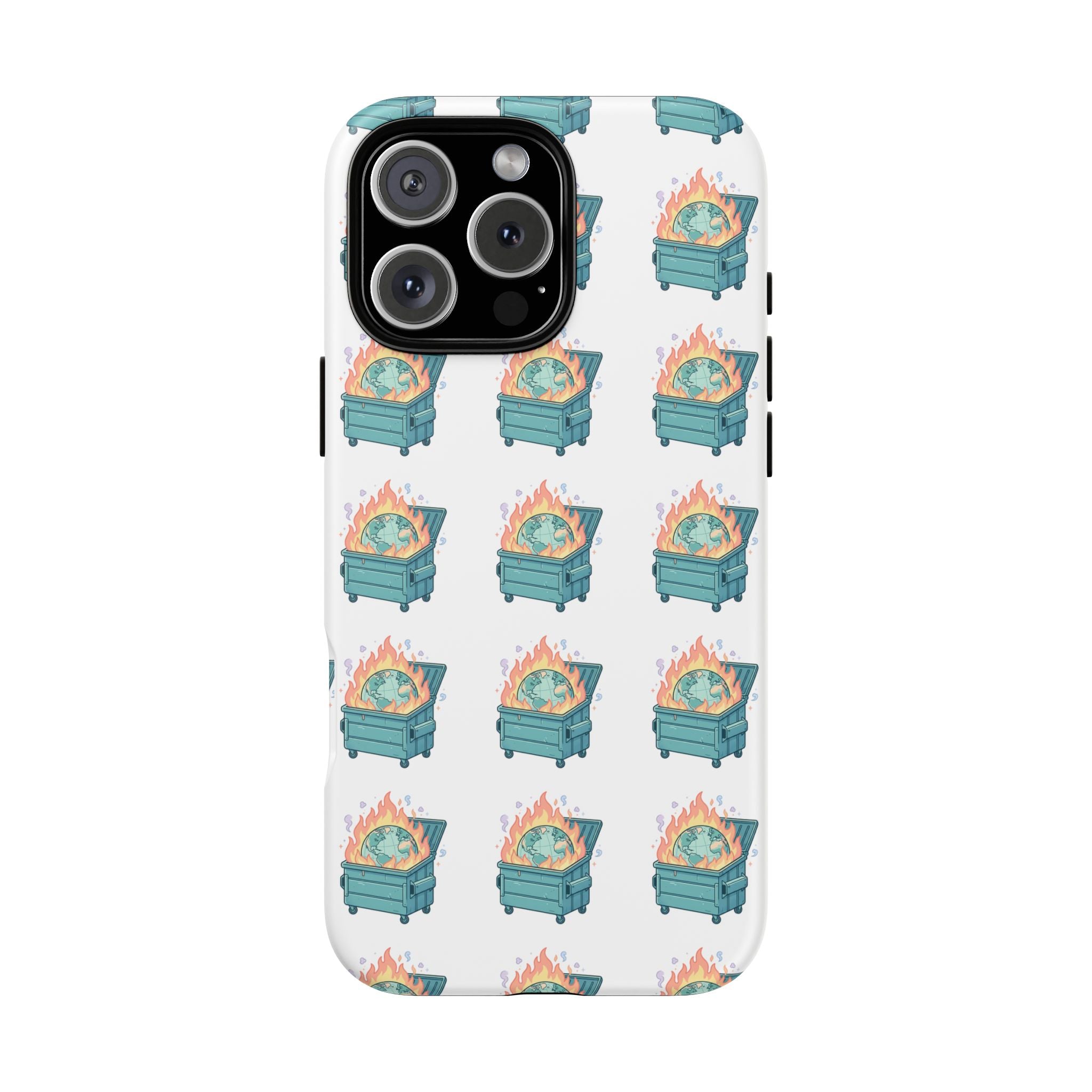 Dumpster Fire Pattern Phone Case