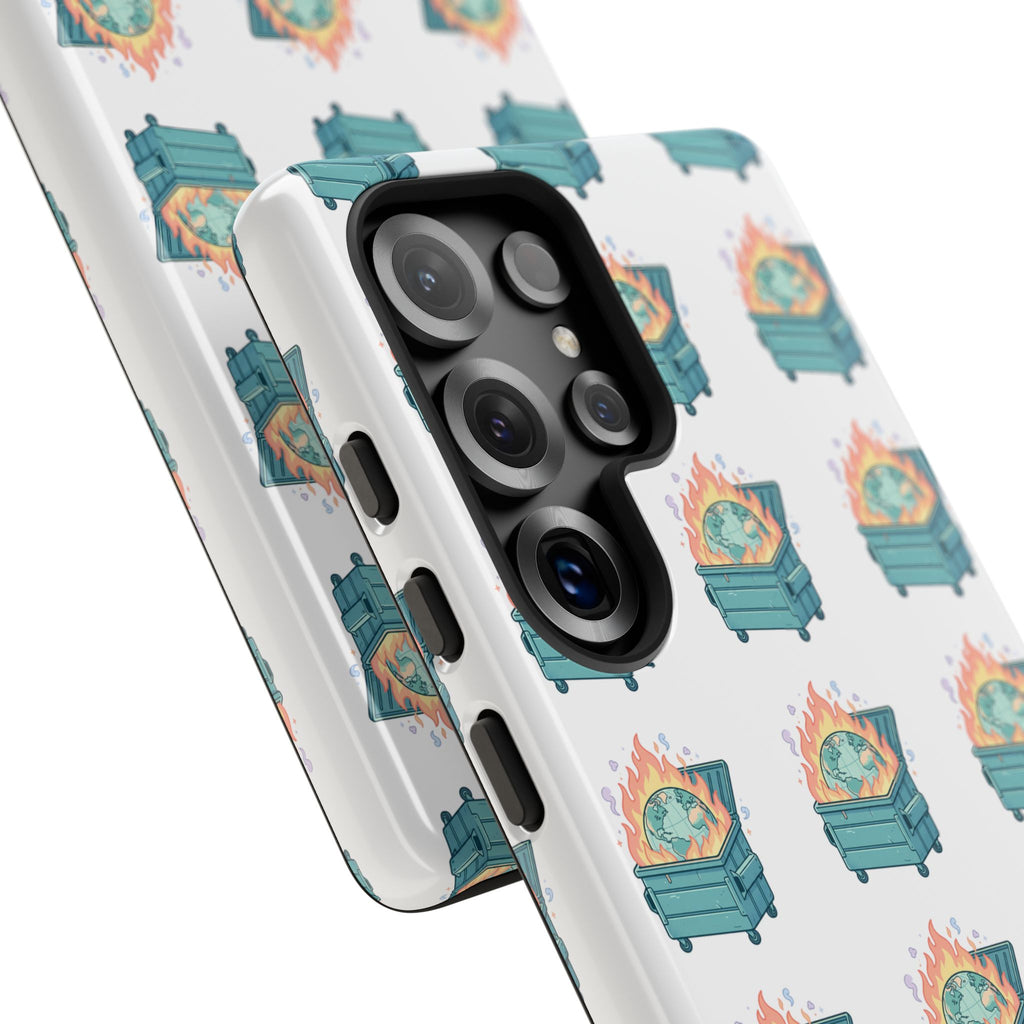 Dumpster Fire Pattern Phone Case