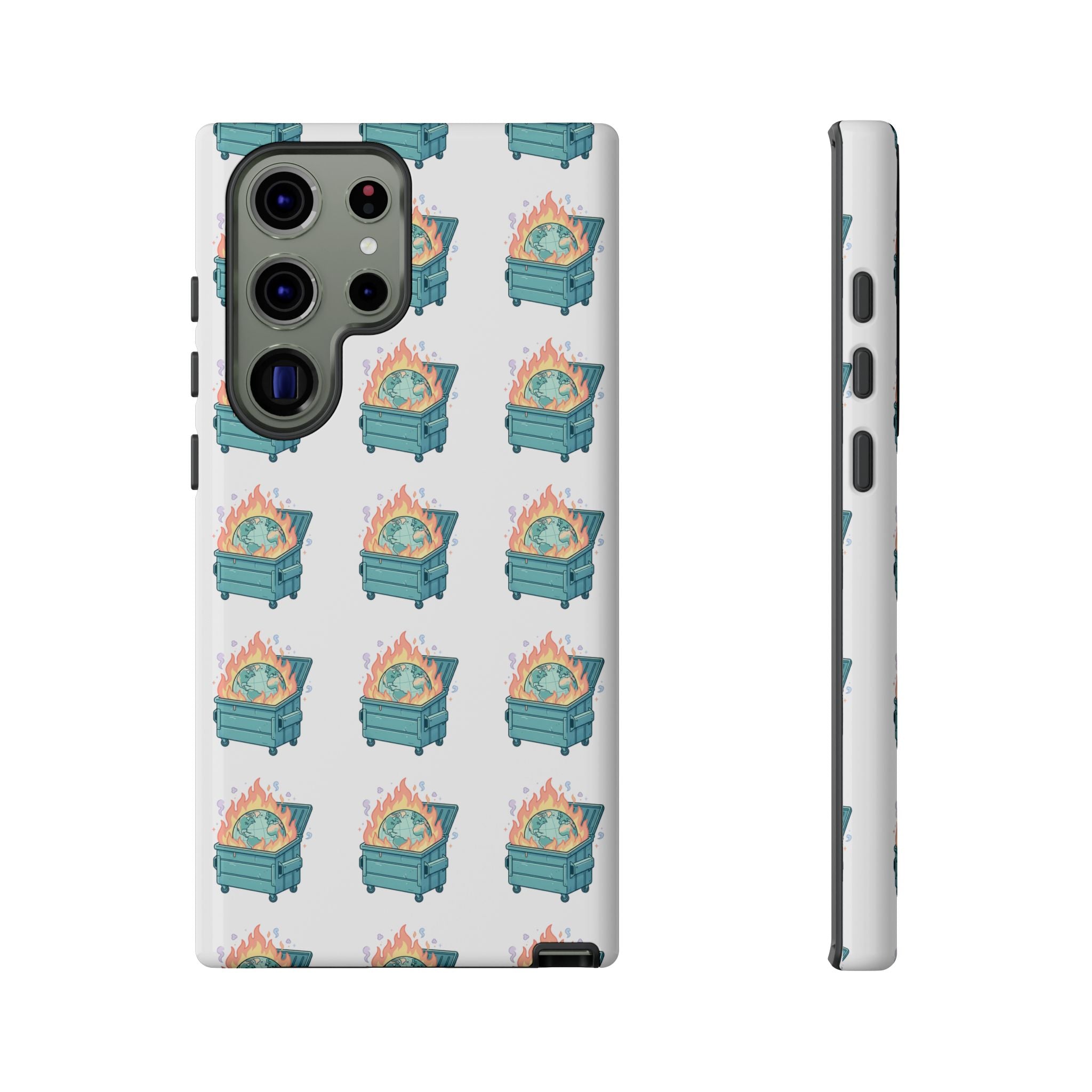 Dumpster Fire Pattern Phone Case
