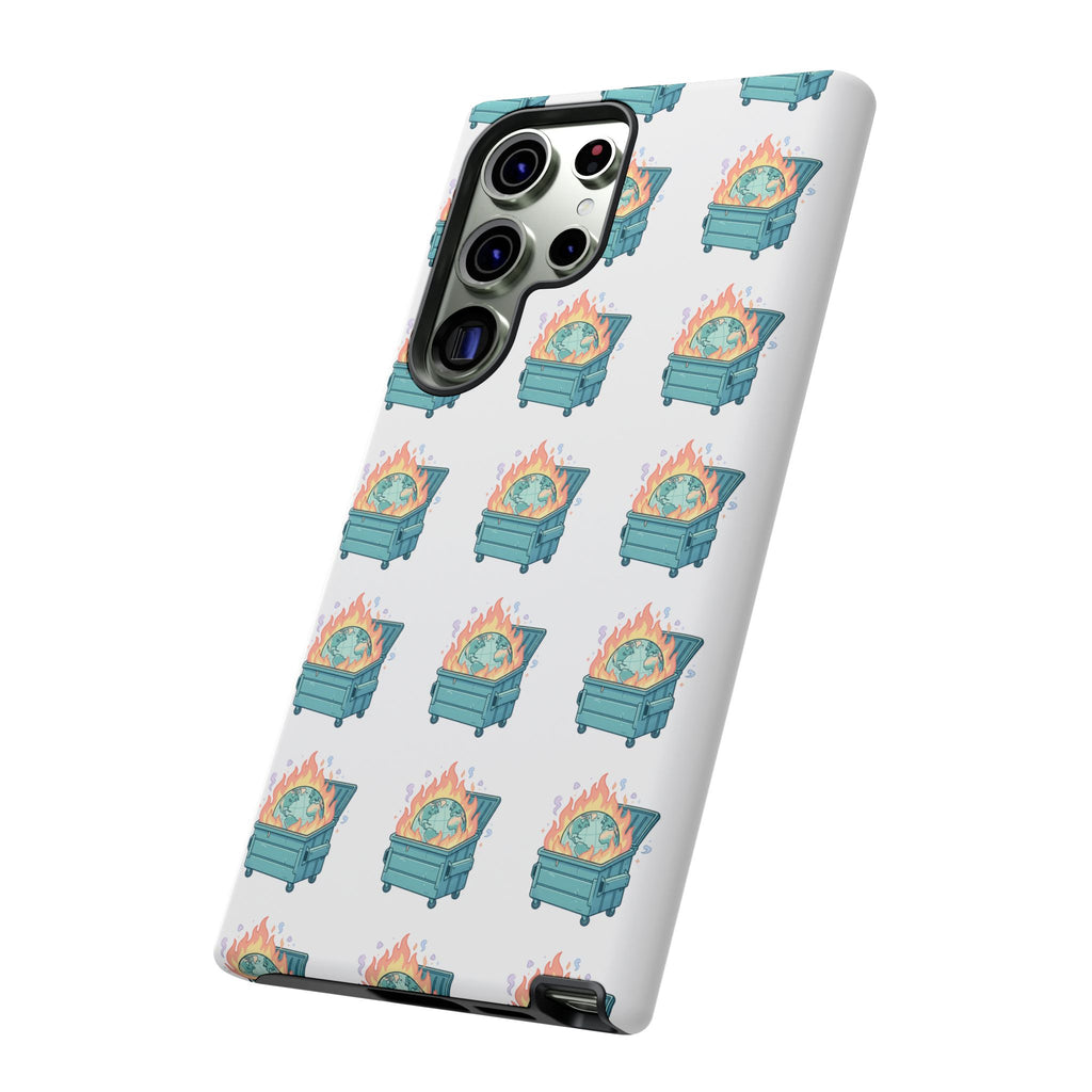 Dumpster Fire Pattern Phone Case