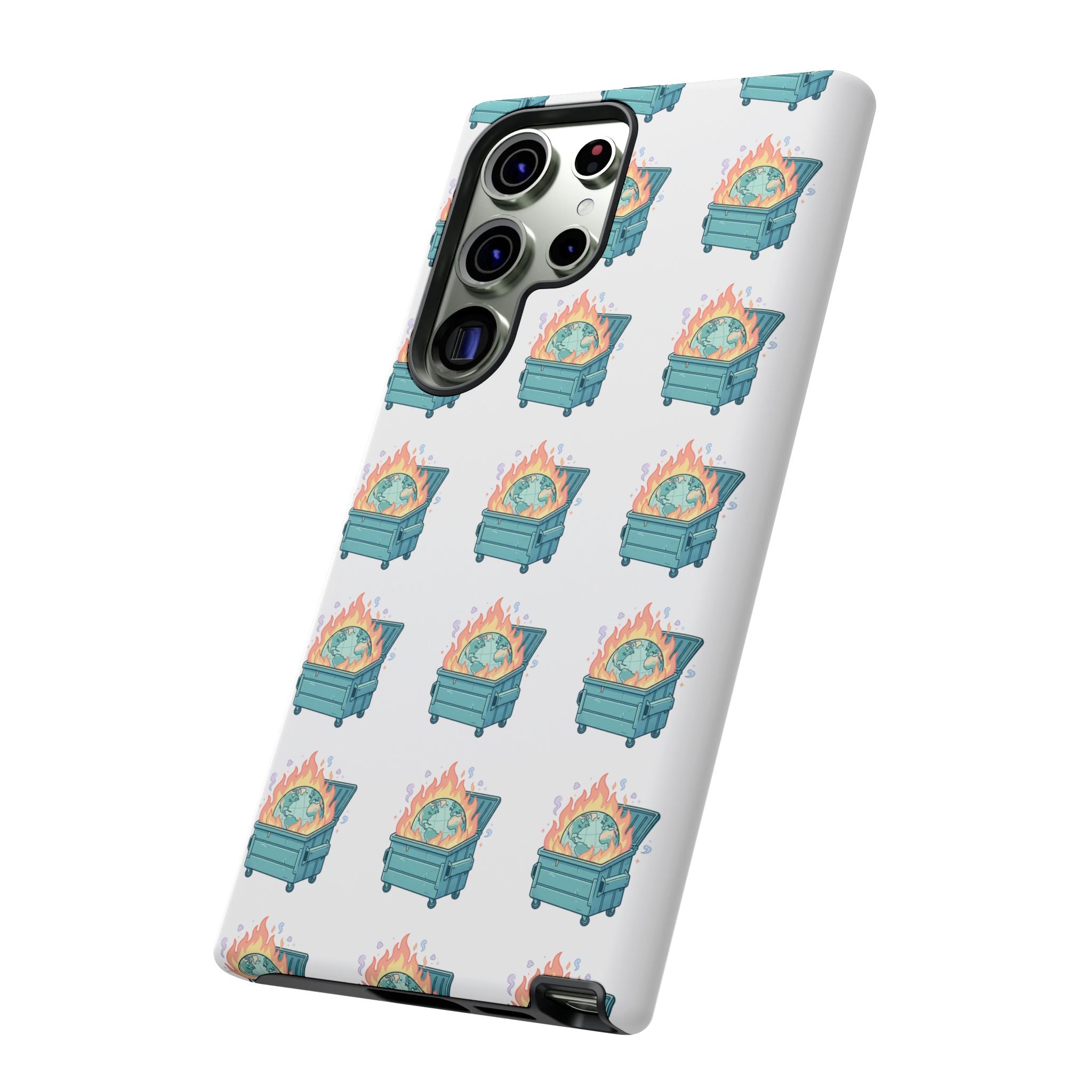 Dumpster Fire Pattern Phone Case