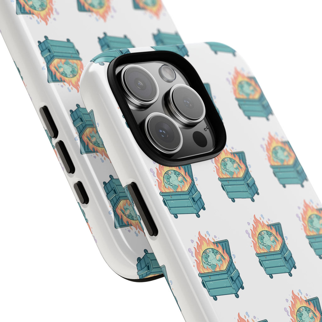 Dumpster Fire Pattern Phone Case