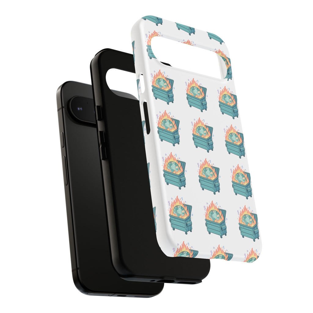 Dumpster Fire Pattern Phone Case
